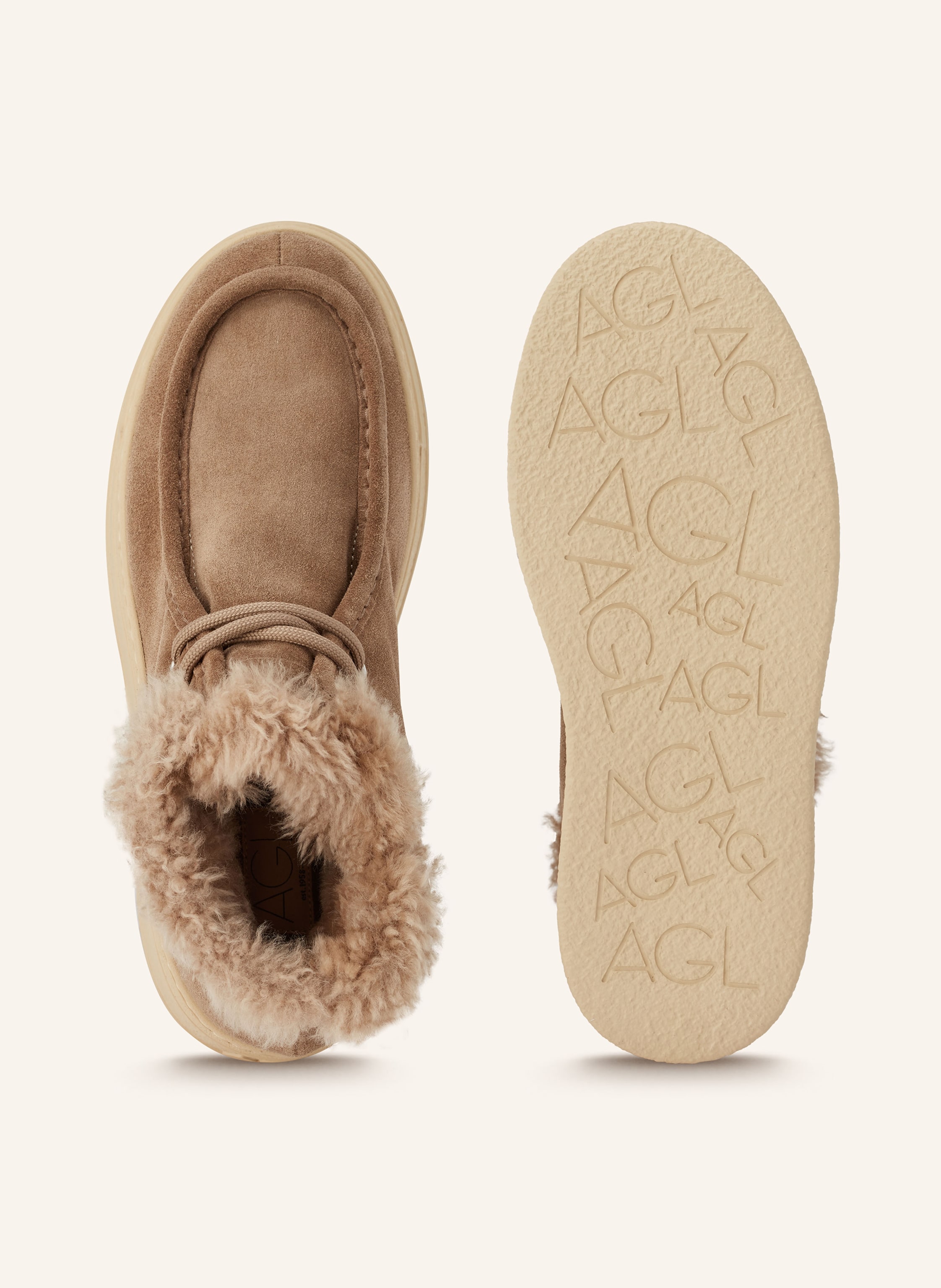 Thumbnail - Agl Schnürboots Giuly beige