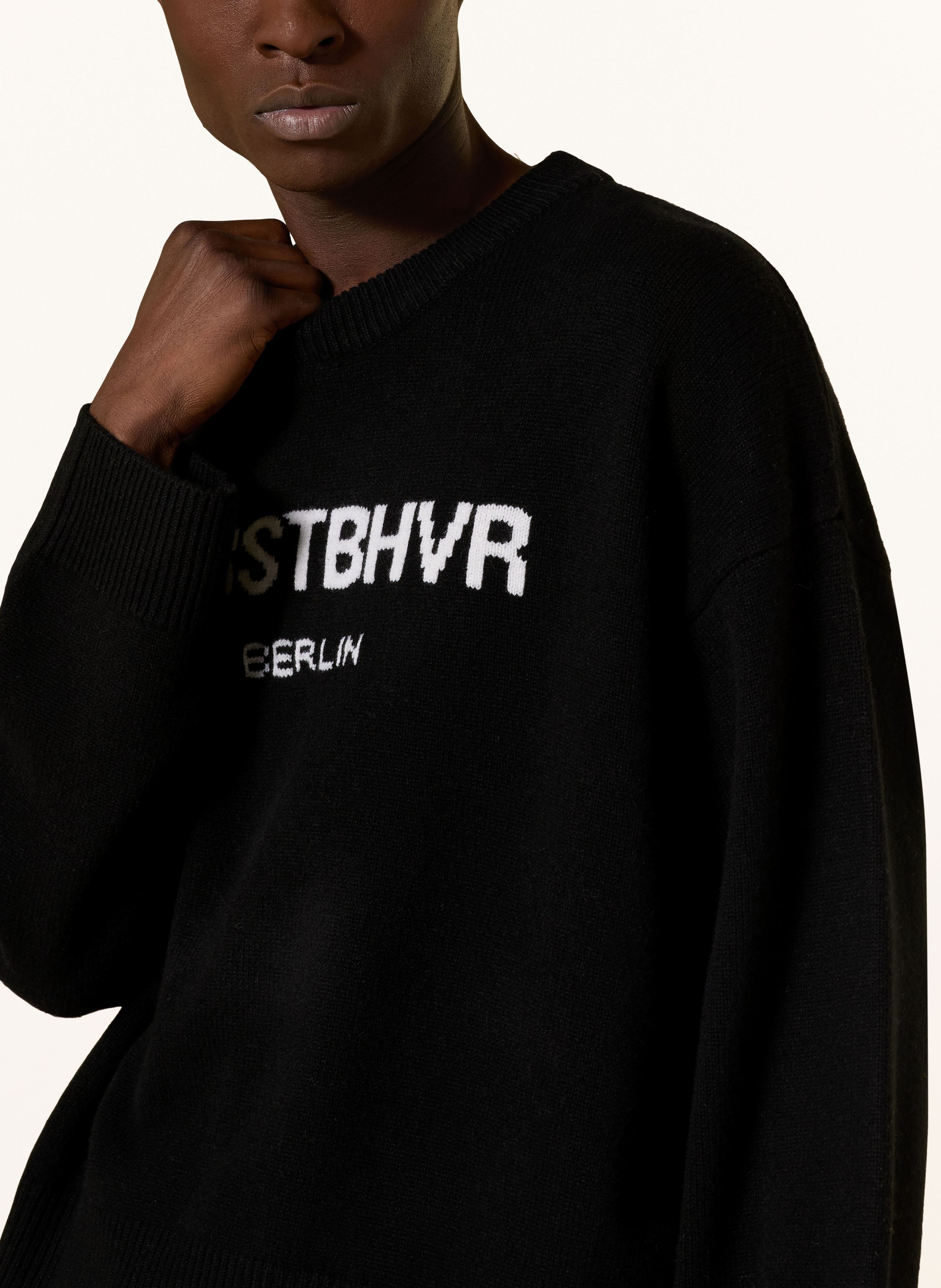 Thumbnail - Wrstbhvr Oversized-Pullover Eliam schwarz