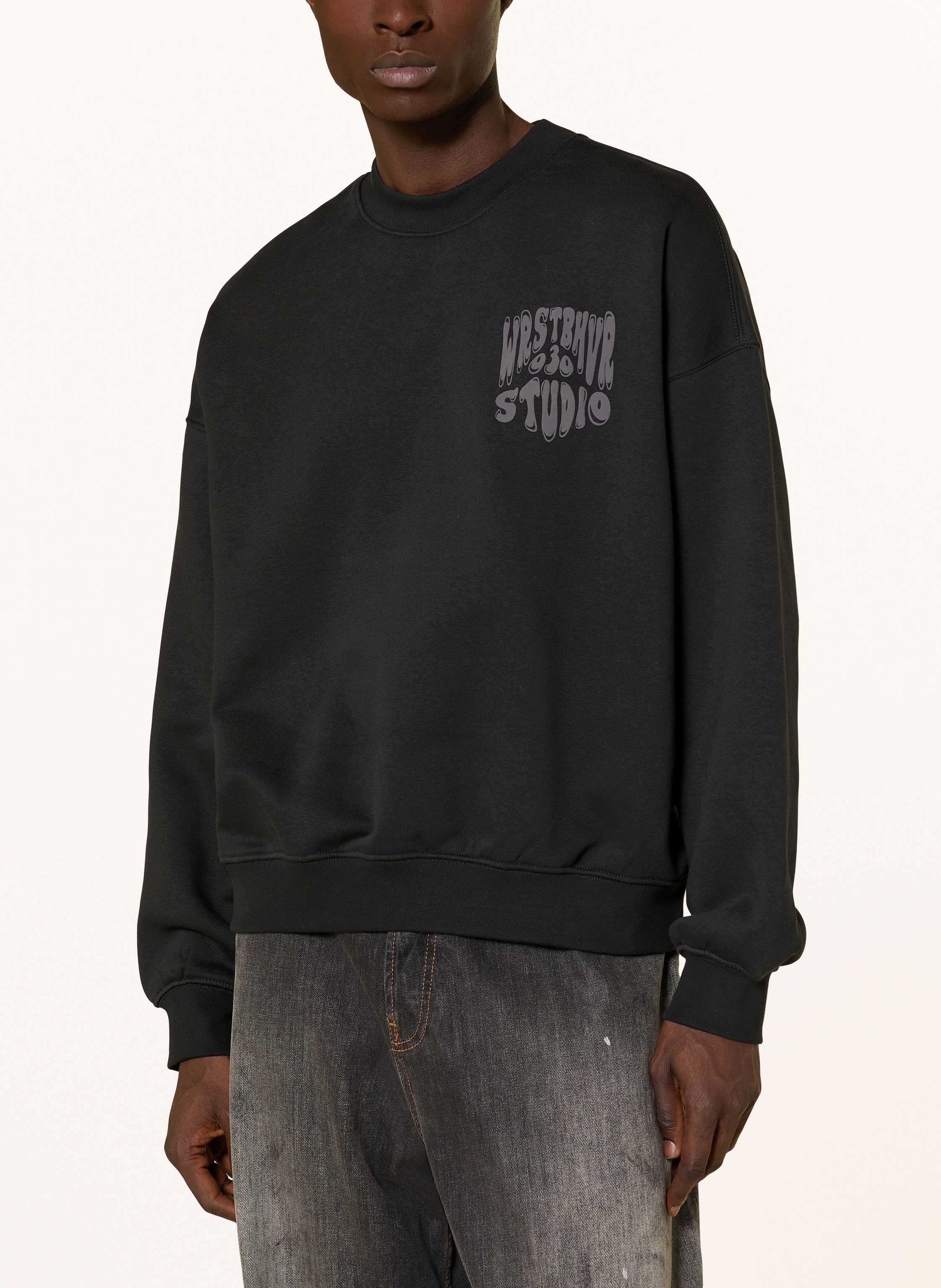 Thumbnail - Wrstbhvr Oversized-Sweatshirt Flynn schwarz