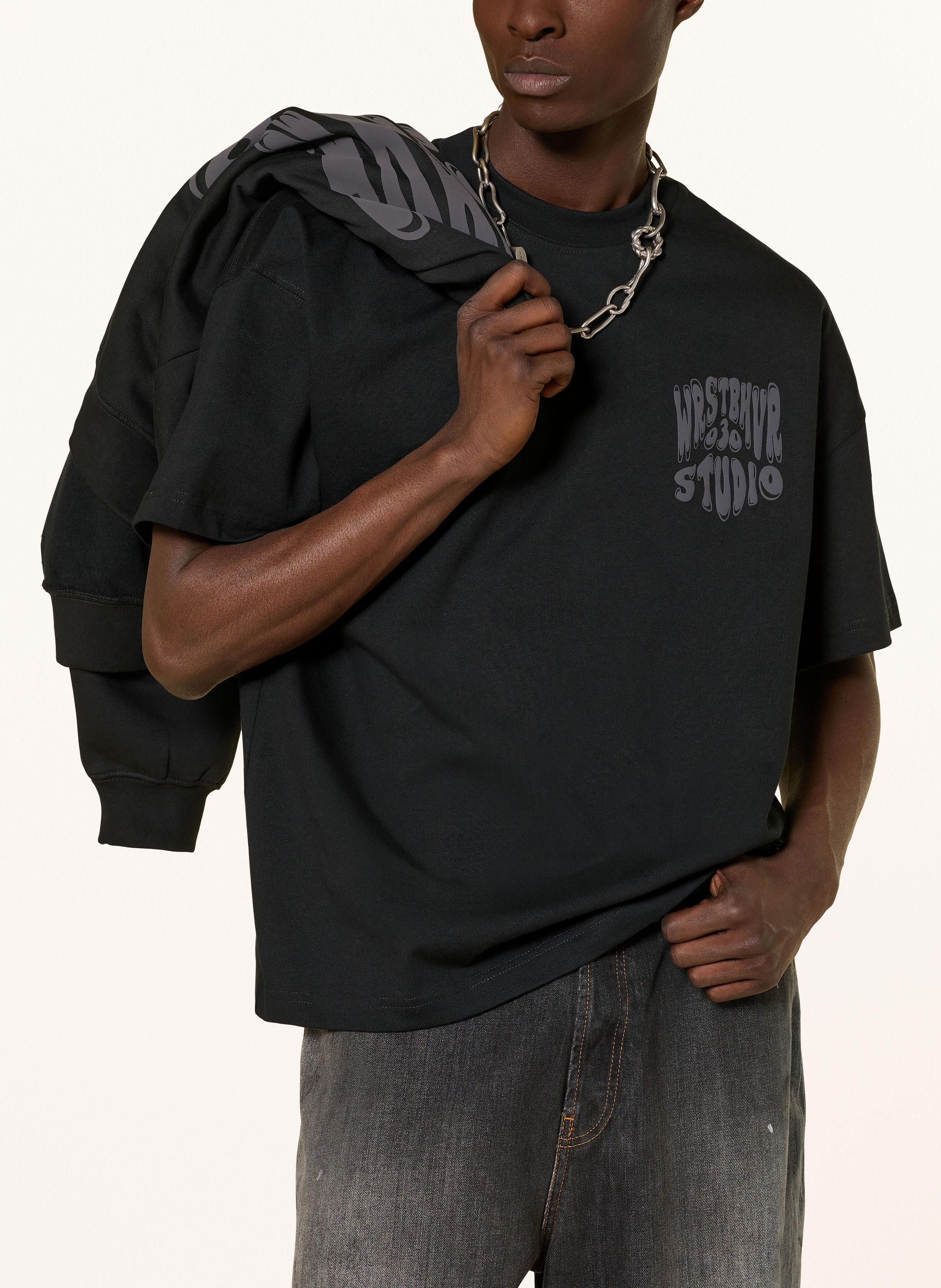 Thumbnail - Wrstbhvr Oversized-Shirt Flynn v2 schwarz