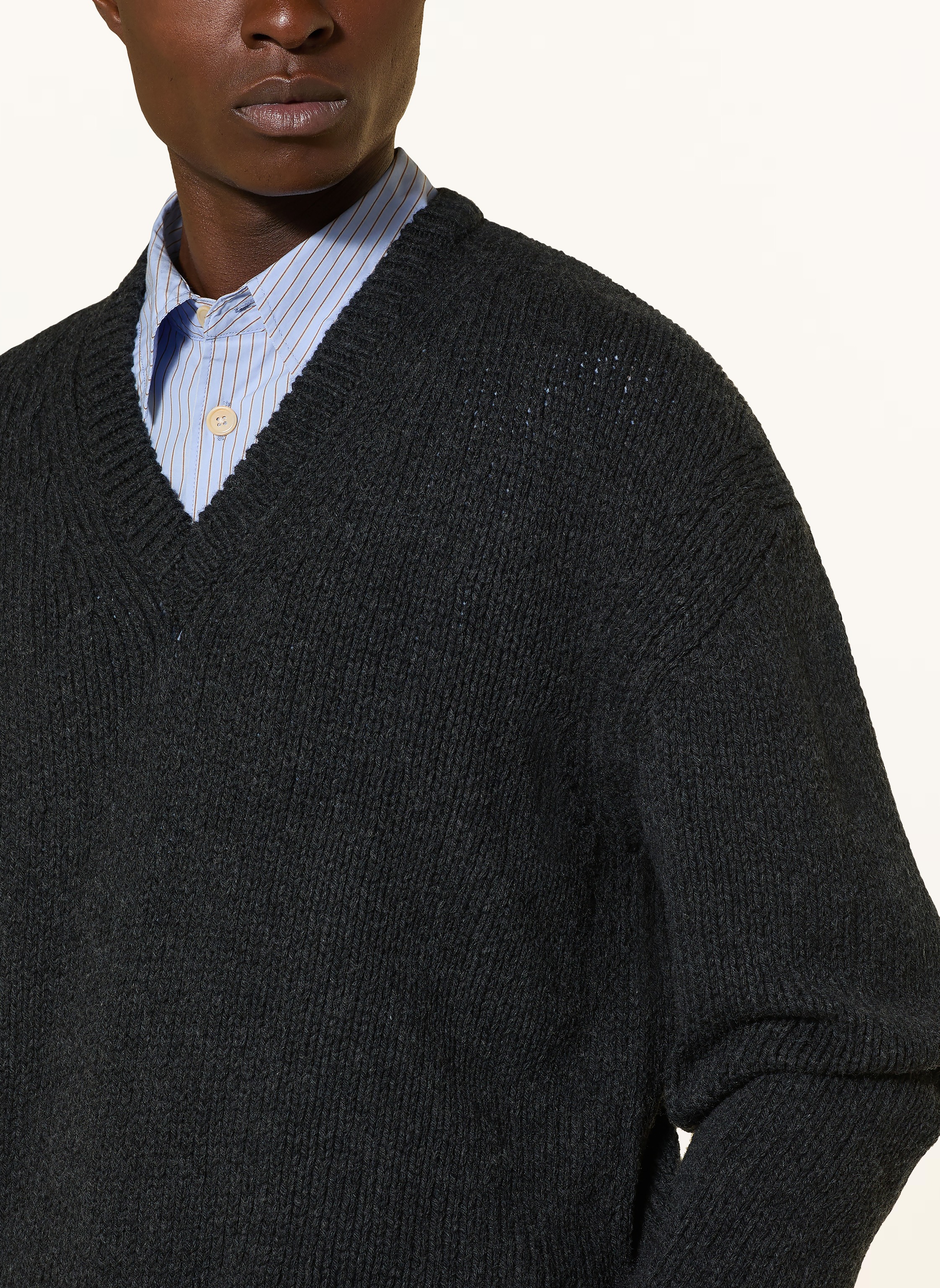 Thumbnail - Our Legacy Pullover Aus Merinowolle schwarz