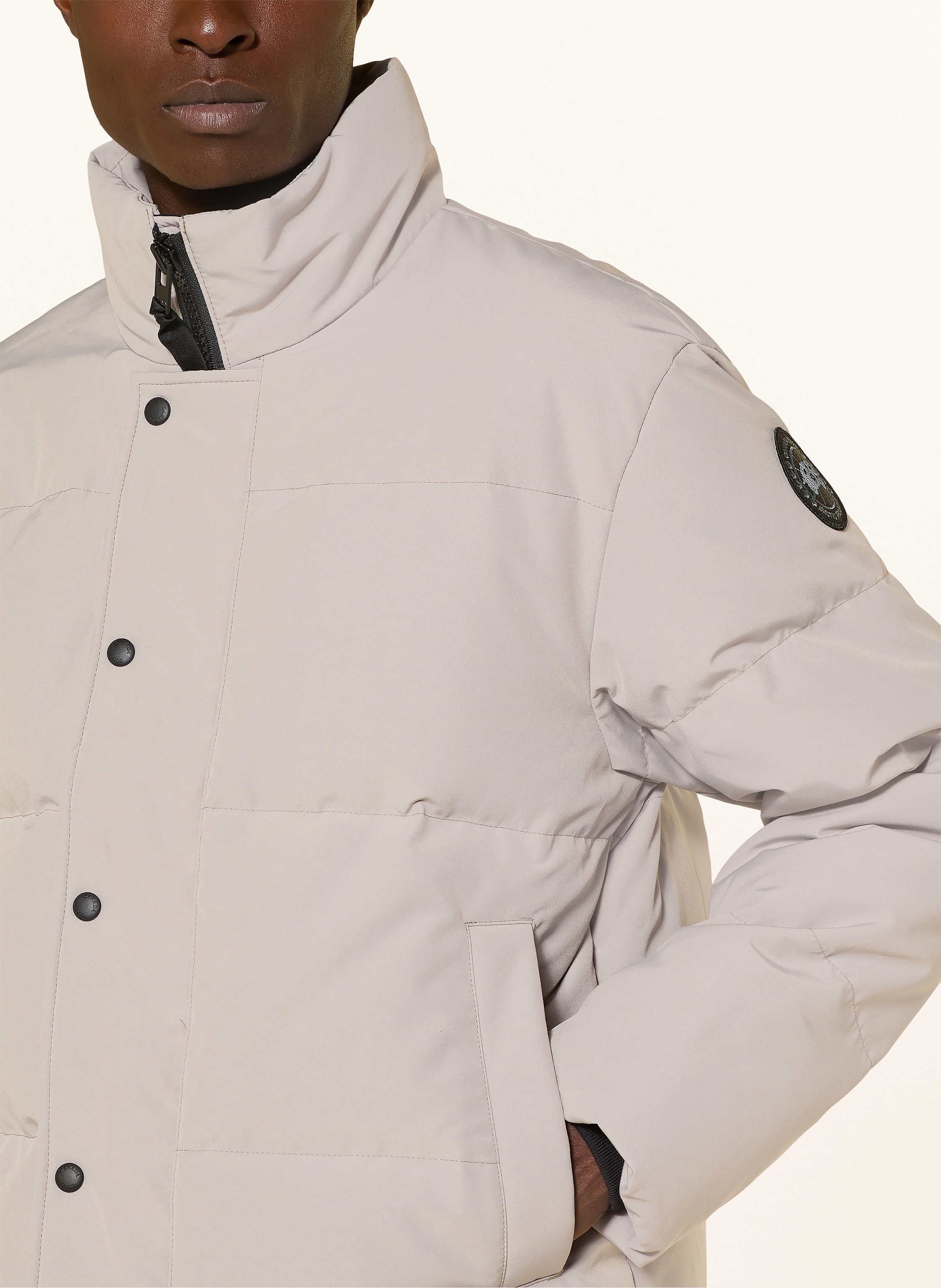 Thumbnail - Canada Goose Daunenjacke Bayview grau