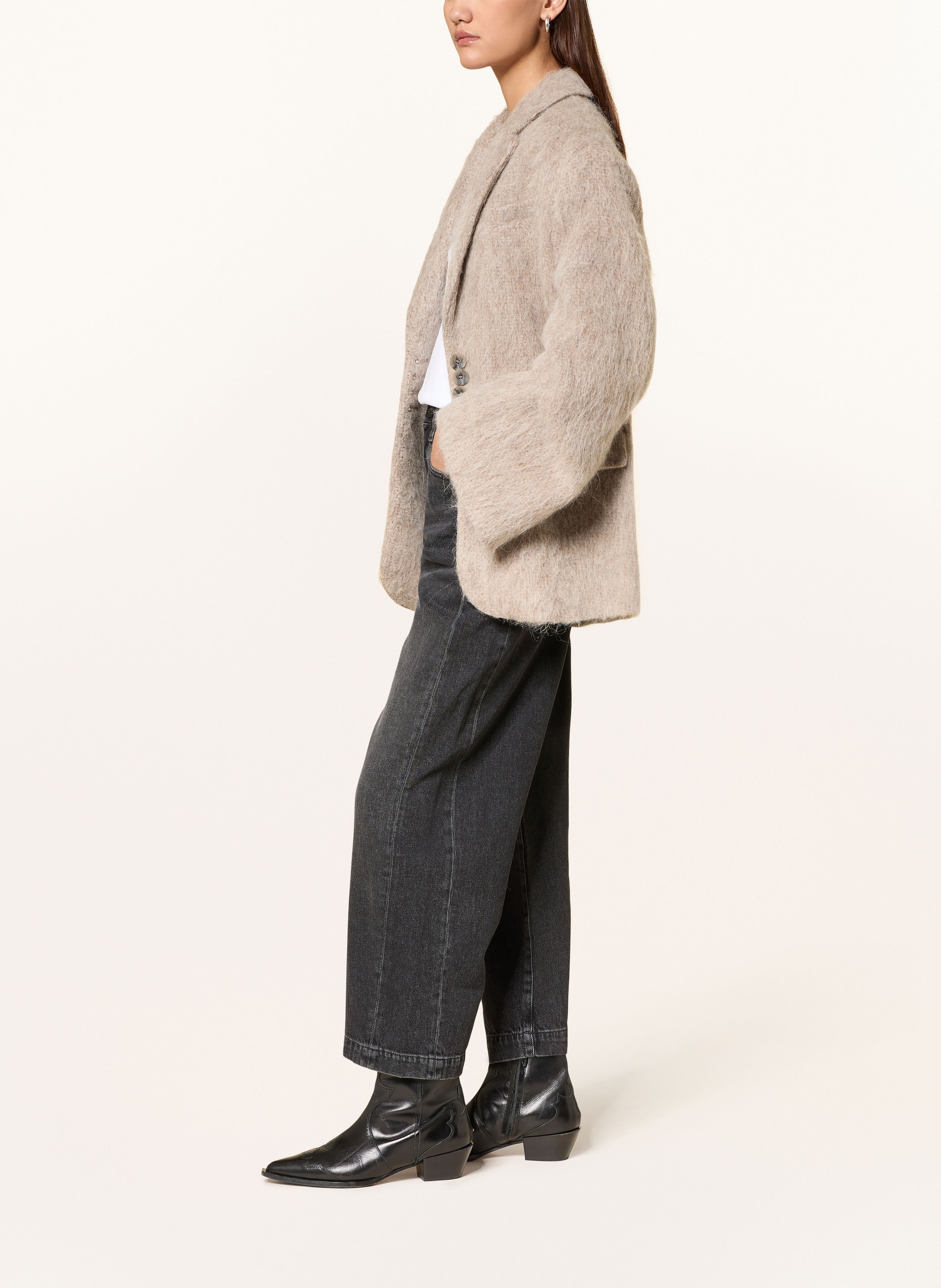 Thumbnail - Ag Jeans Barrel Jeans Hattie schwarz