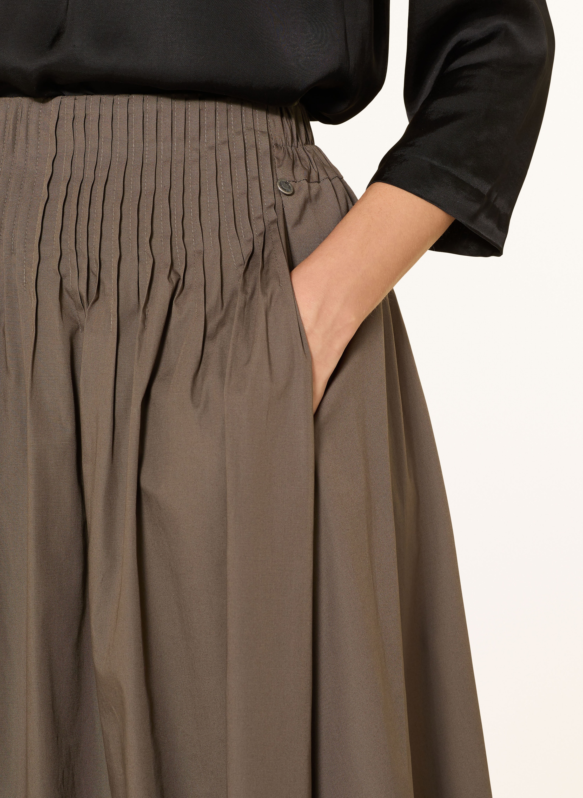 Thumbnail - Rockmacherin Faltenrock Windach braun