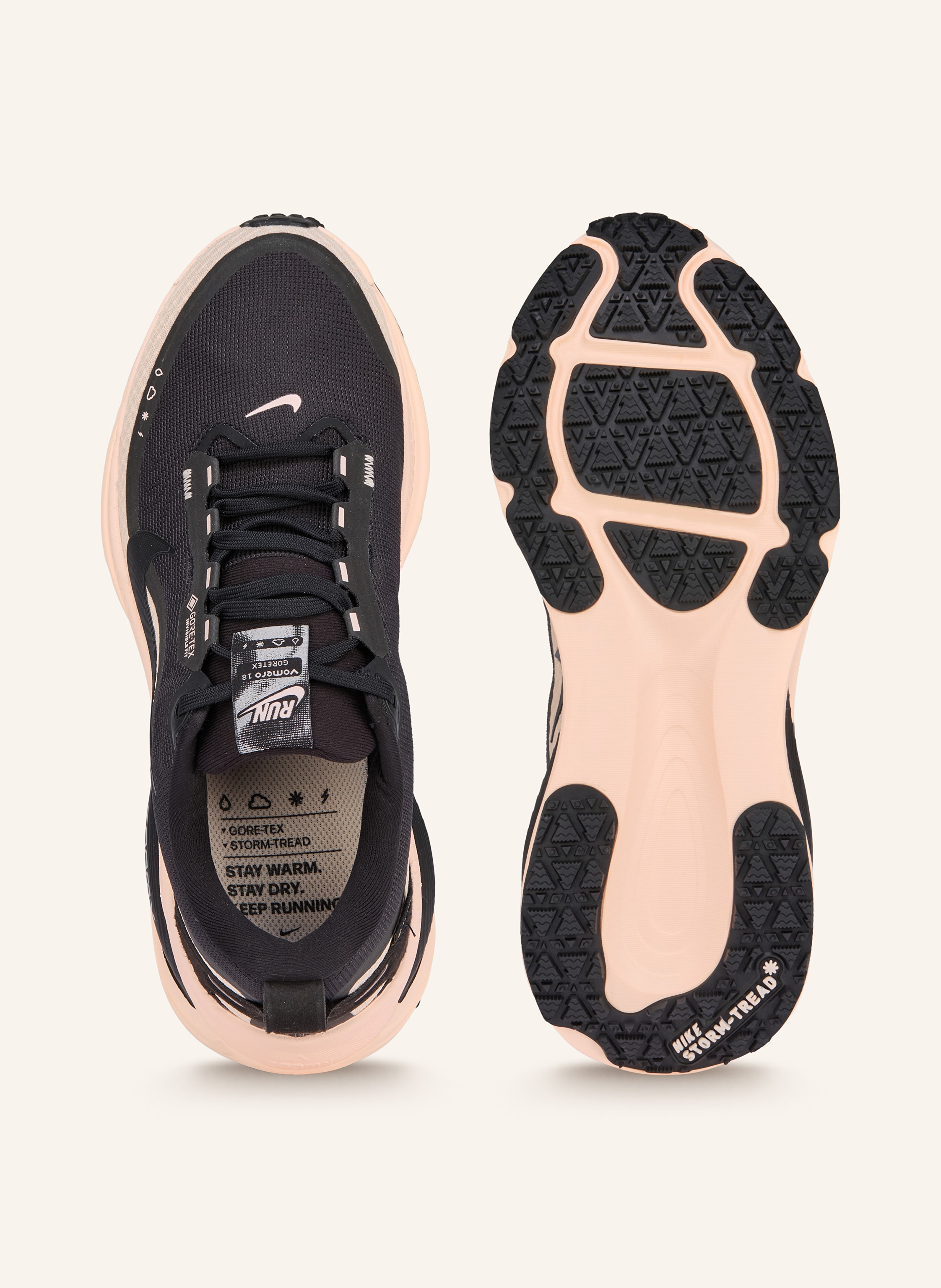 Thumbnail - Nike Laufschuhe Vomero 18 Gtx schwarz