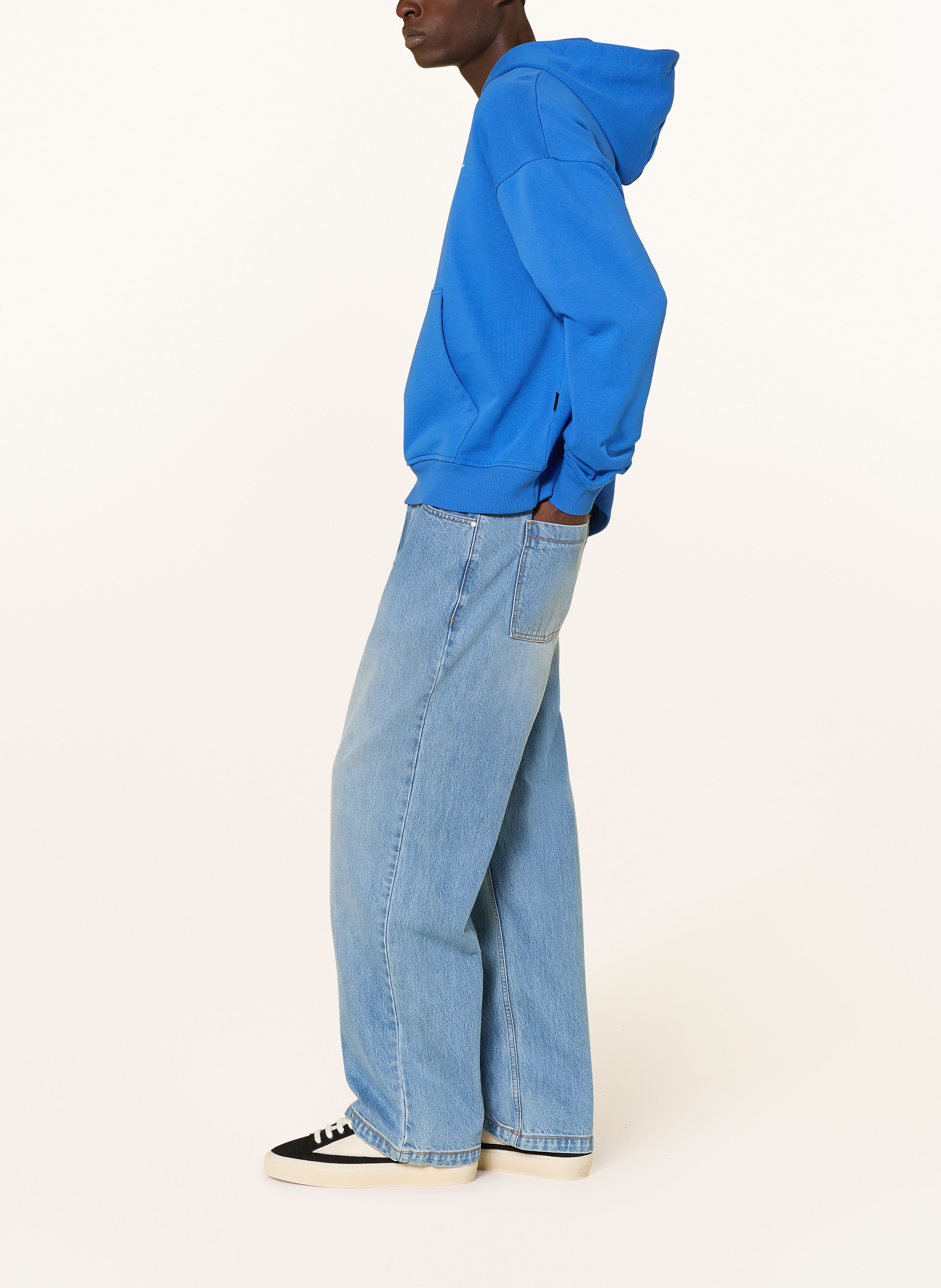 Thumbnail - Reternity Hoodie De L'art blau