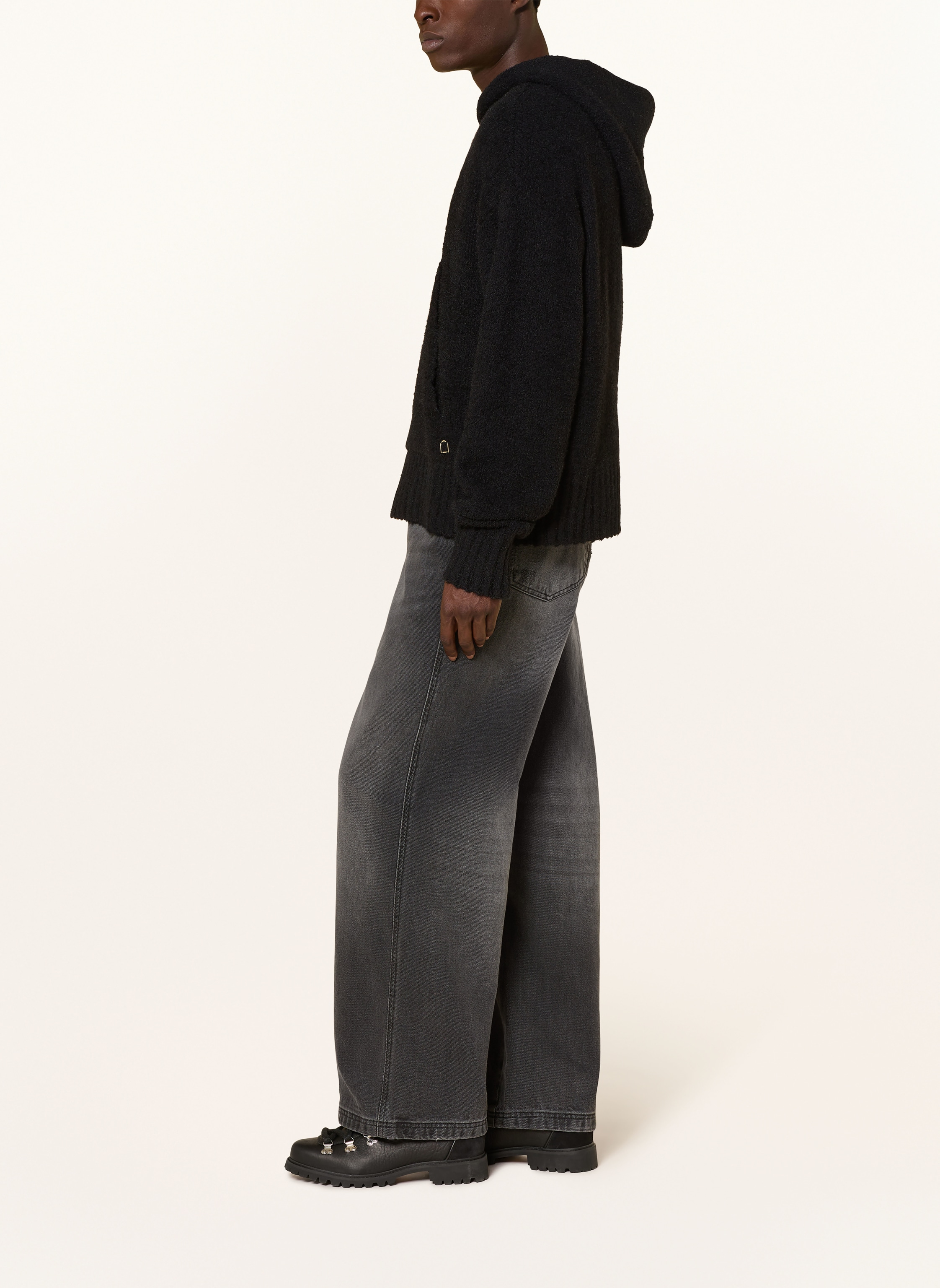 Thumbnail - Reternity Strick-Hoodie schwarz