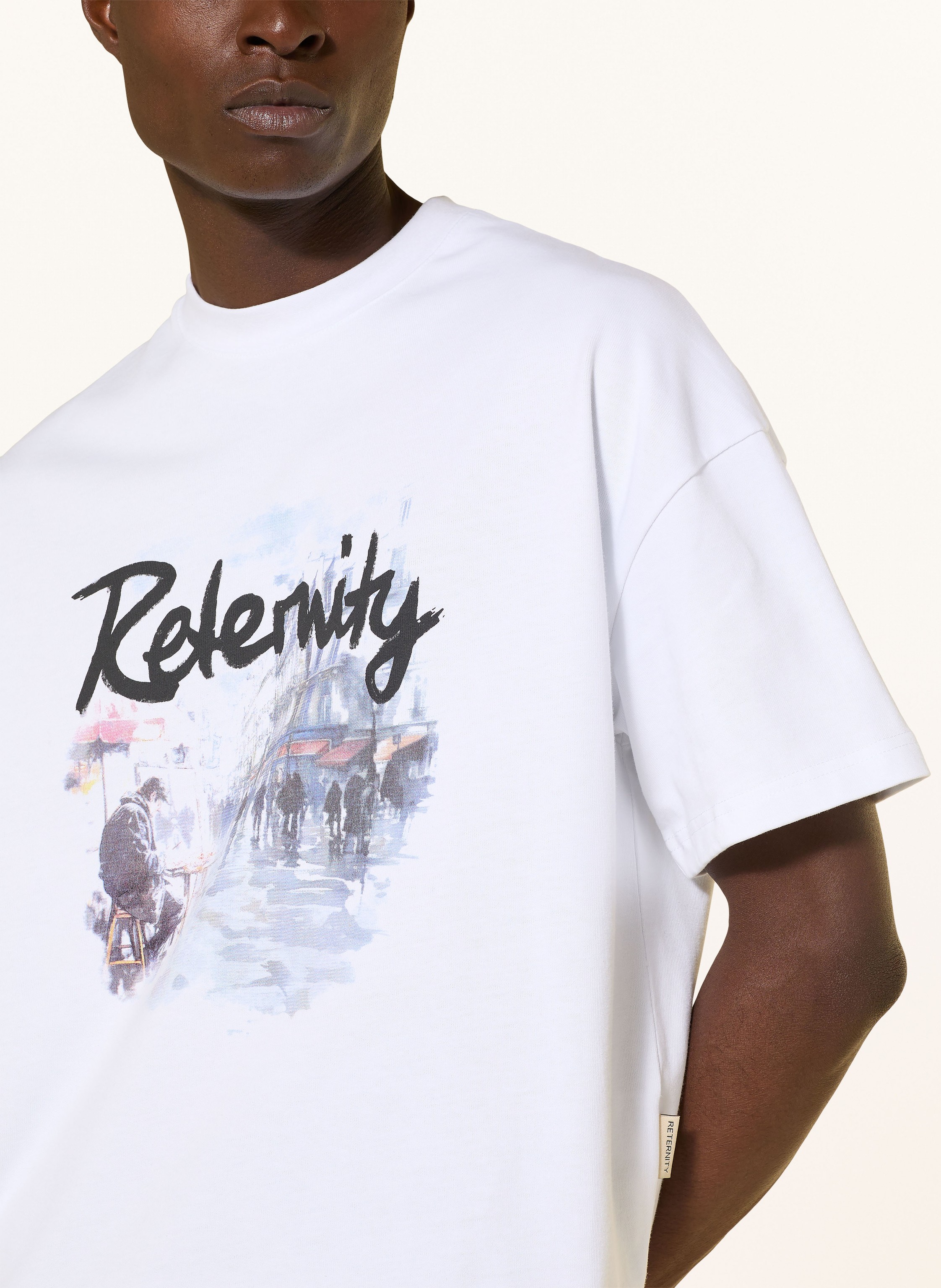 Thumbnail - Reternity T-Shirt Rue De Paris weiss