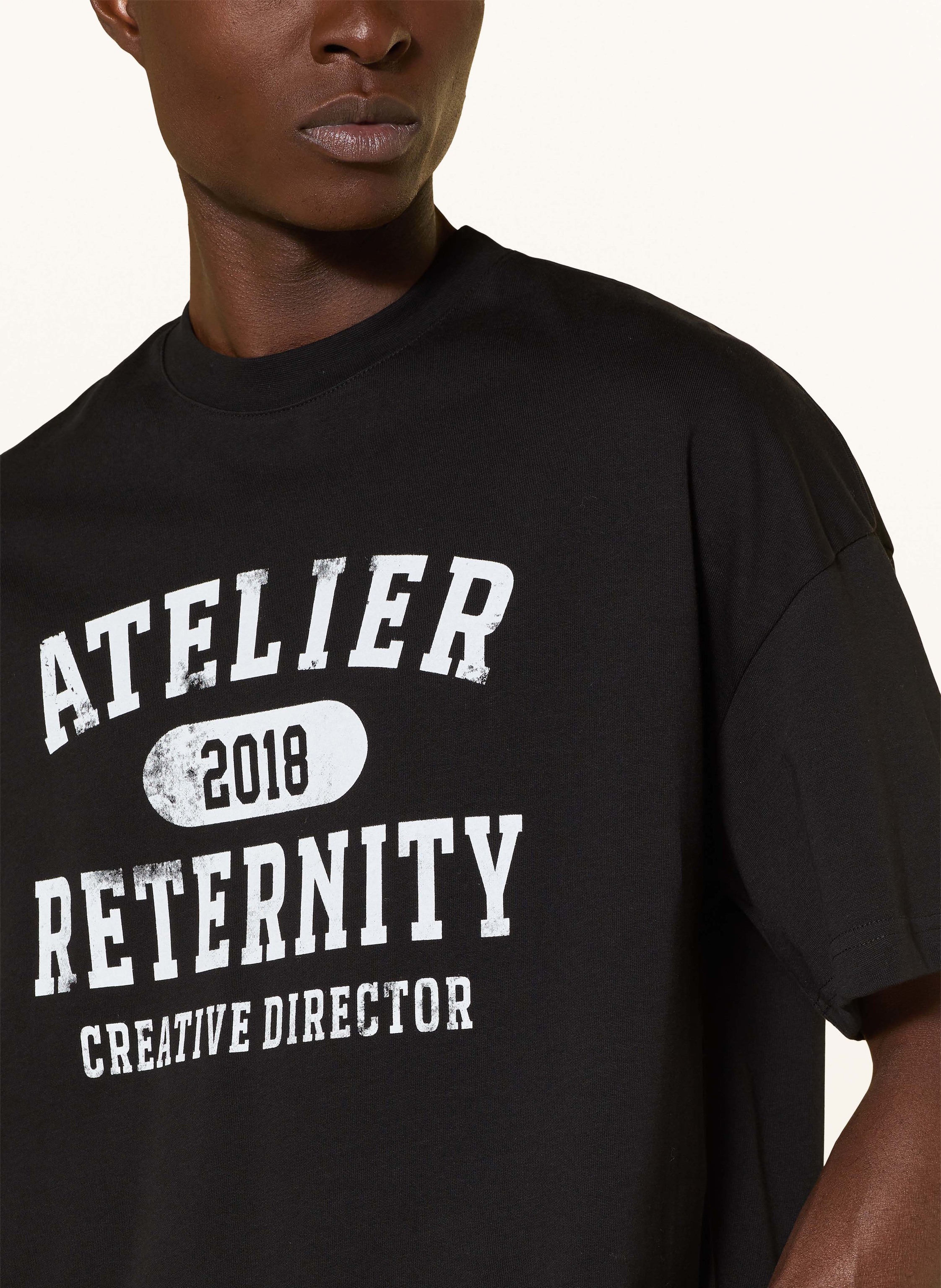 Thumbnail - Reternity T-Shirt Atelier Emblem schwarz