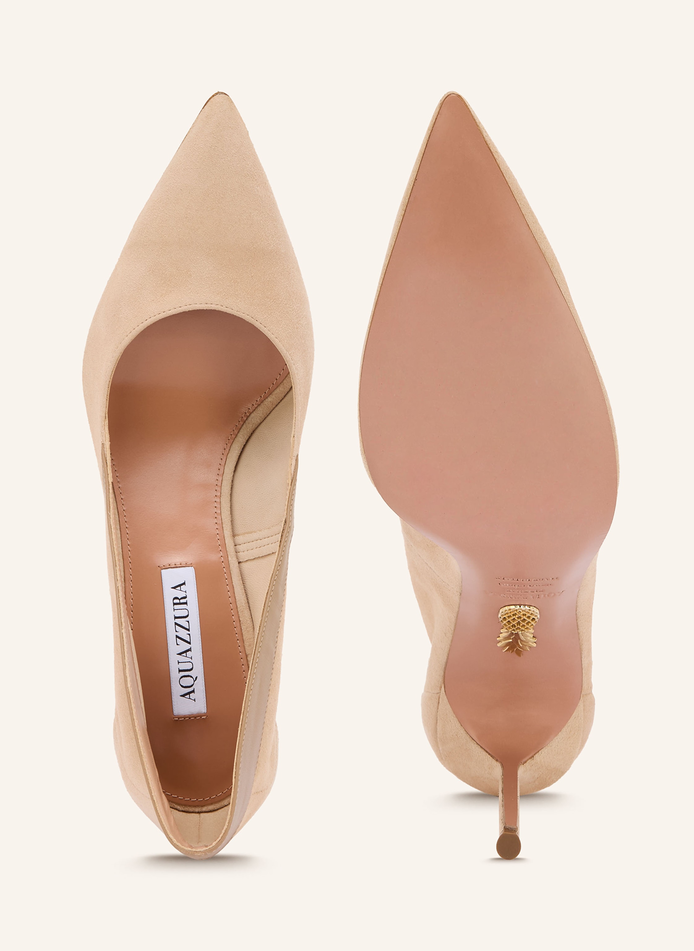 Thumbnail - Aquazzura Pumps Guanto beige