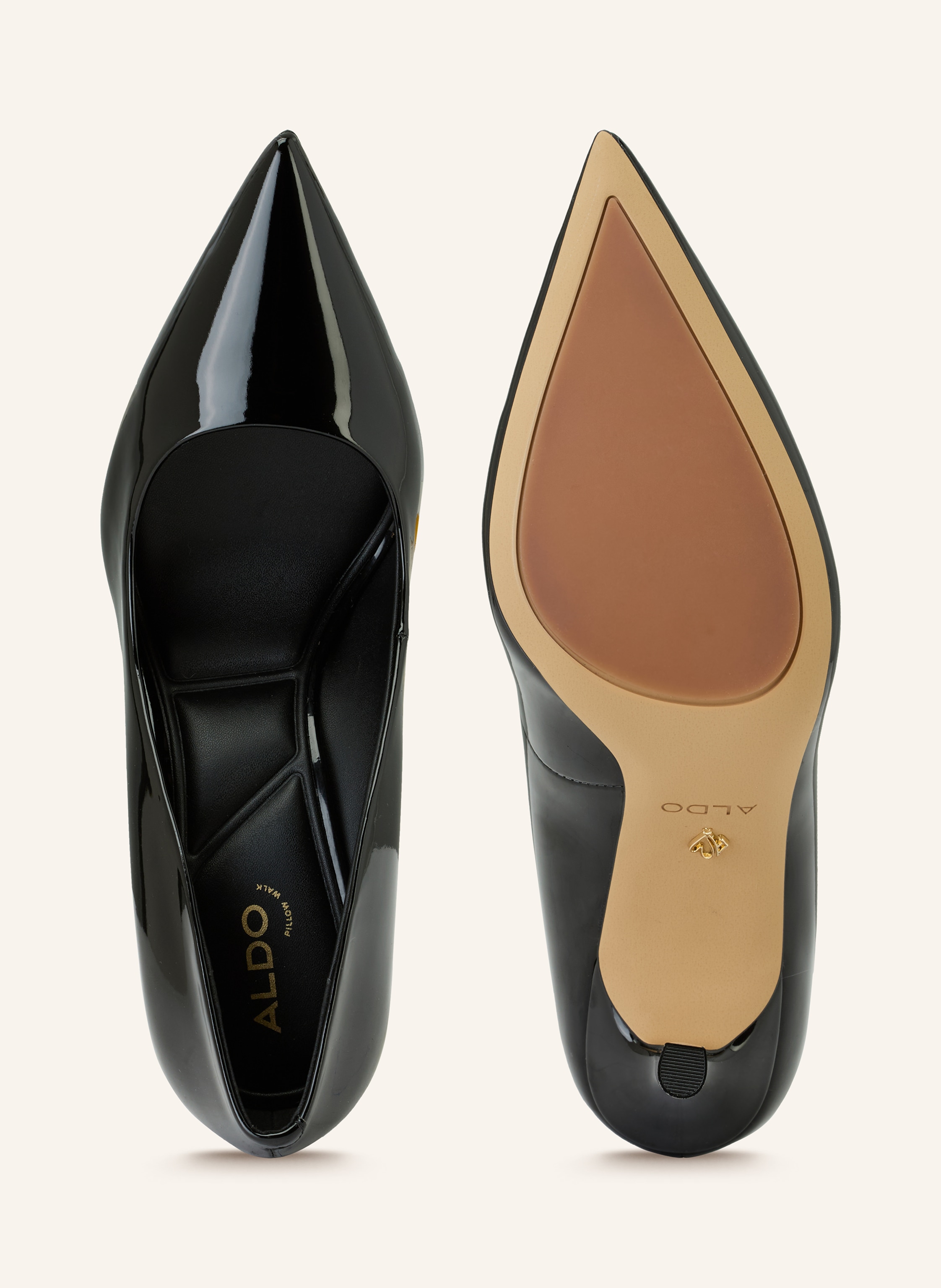 Thumbnail - Aldo Lack-Pumps Stessy schwarz