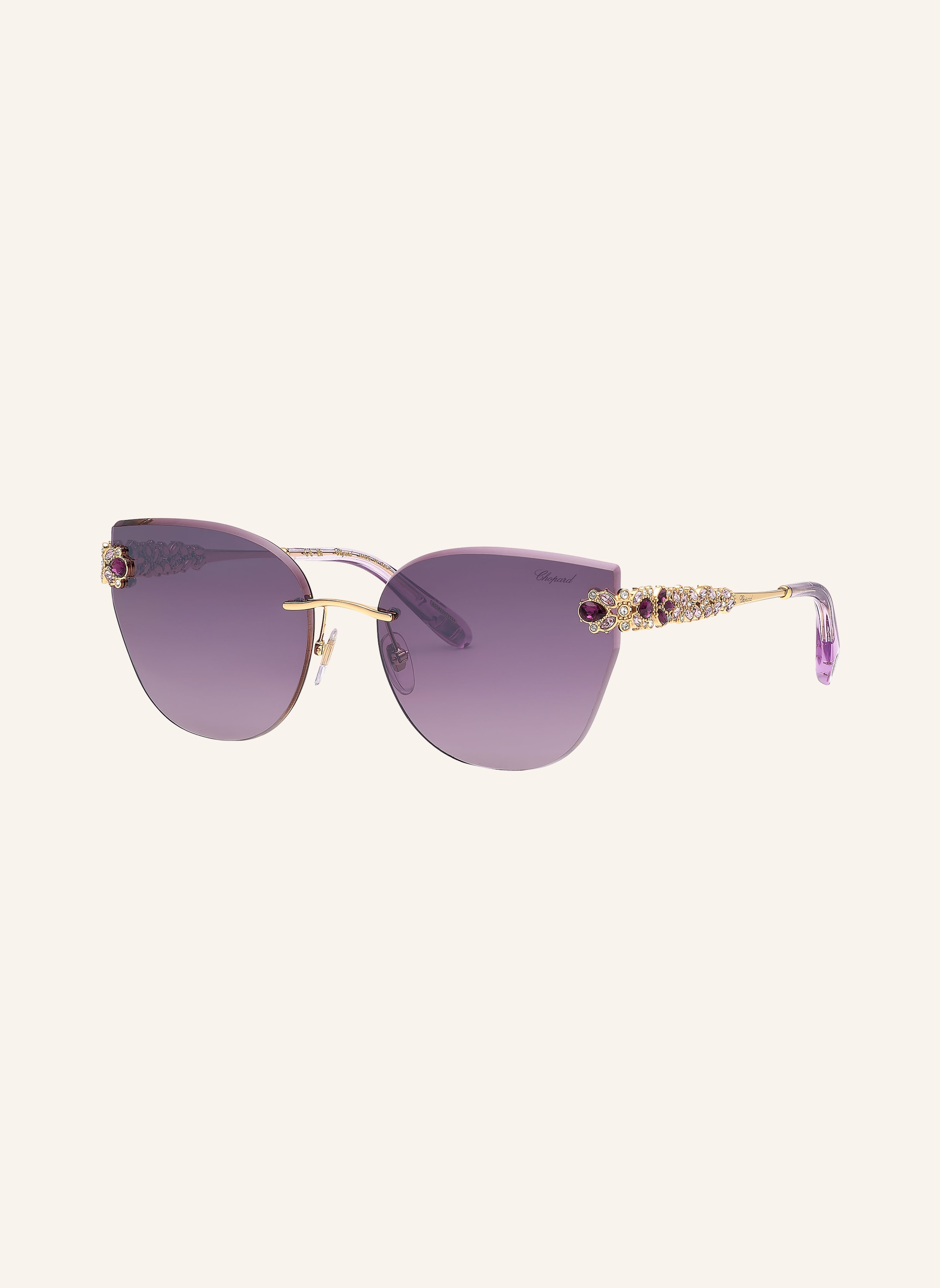 Chopard Chopard Sonnenbrille c8000274 gold in BEIGE/ PINK POLARISIERT