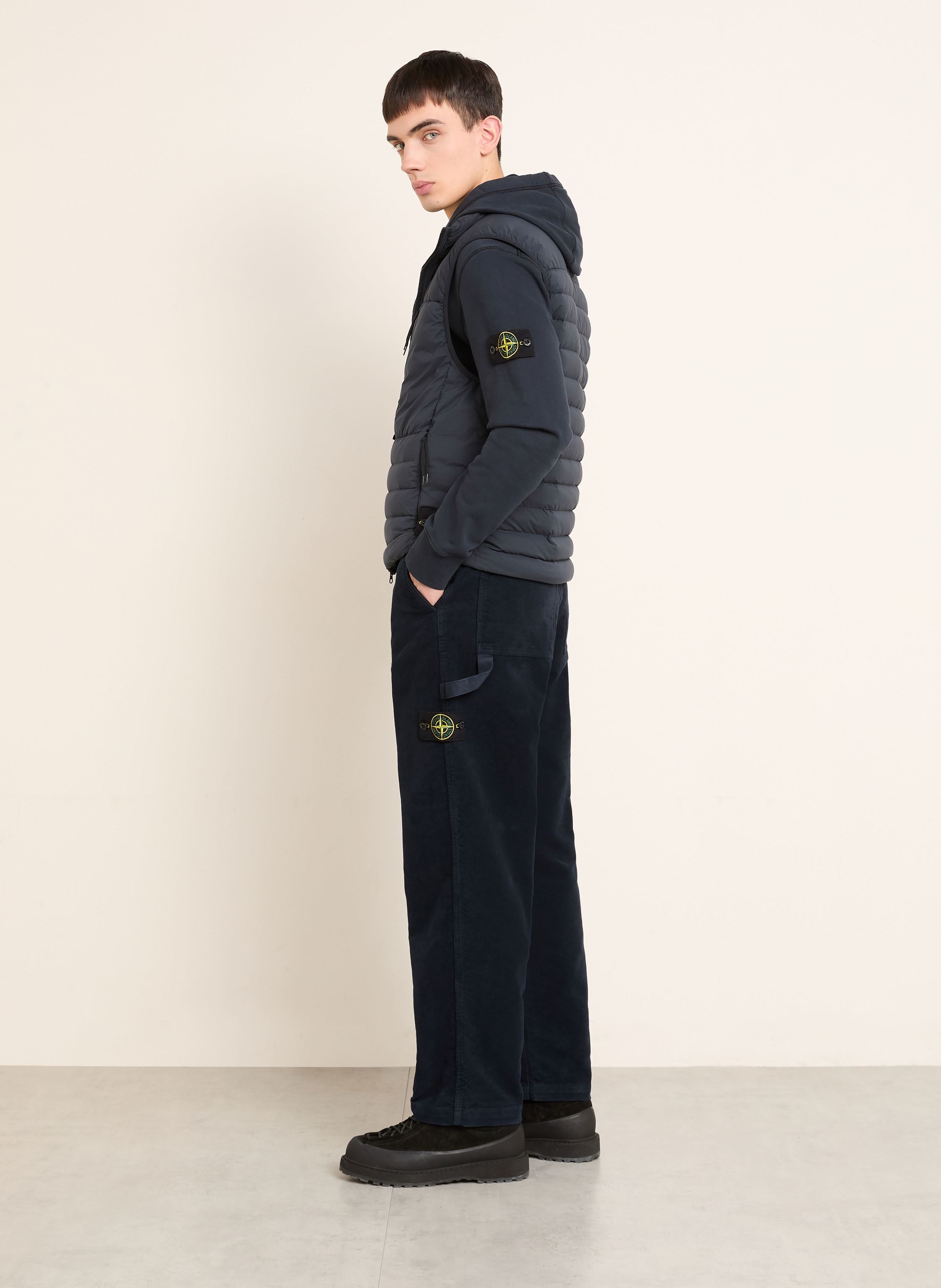 Thumbnail - Stone Island Chino Loose Fit blau