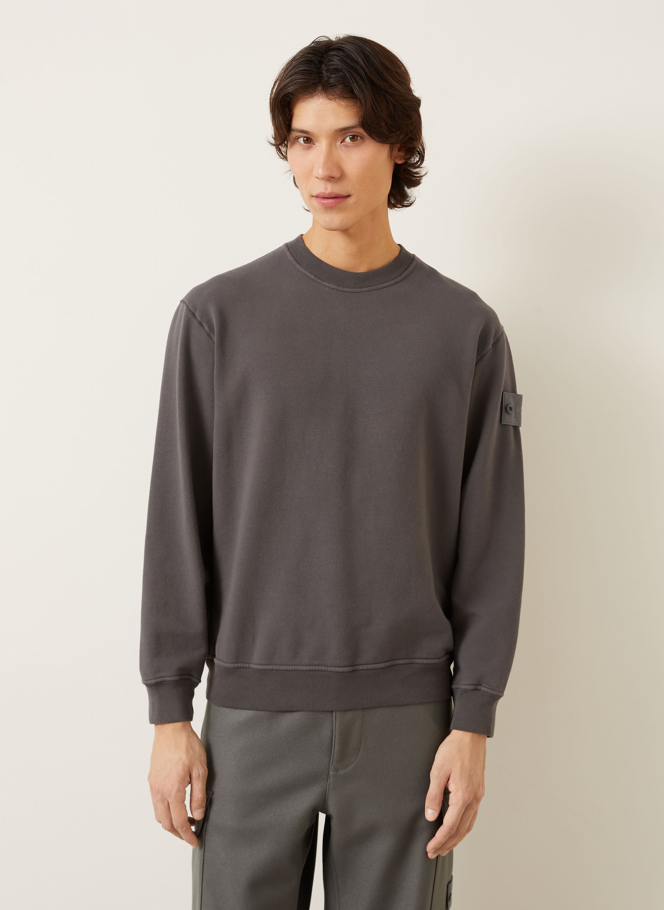 Thumbnail - Stone Island Sweatshirt Ghost grau