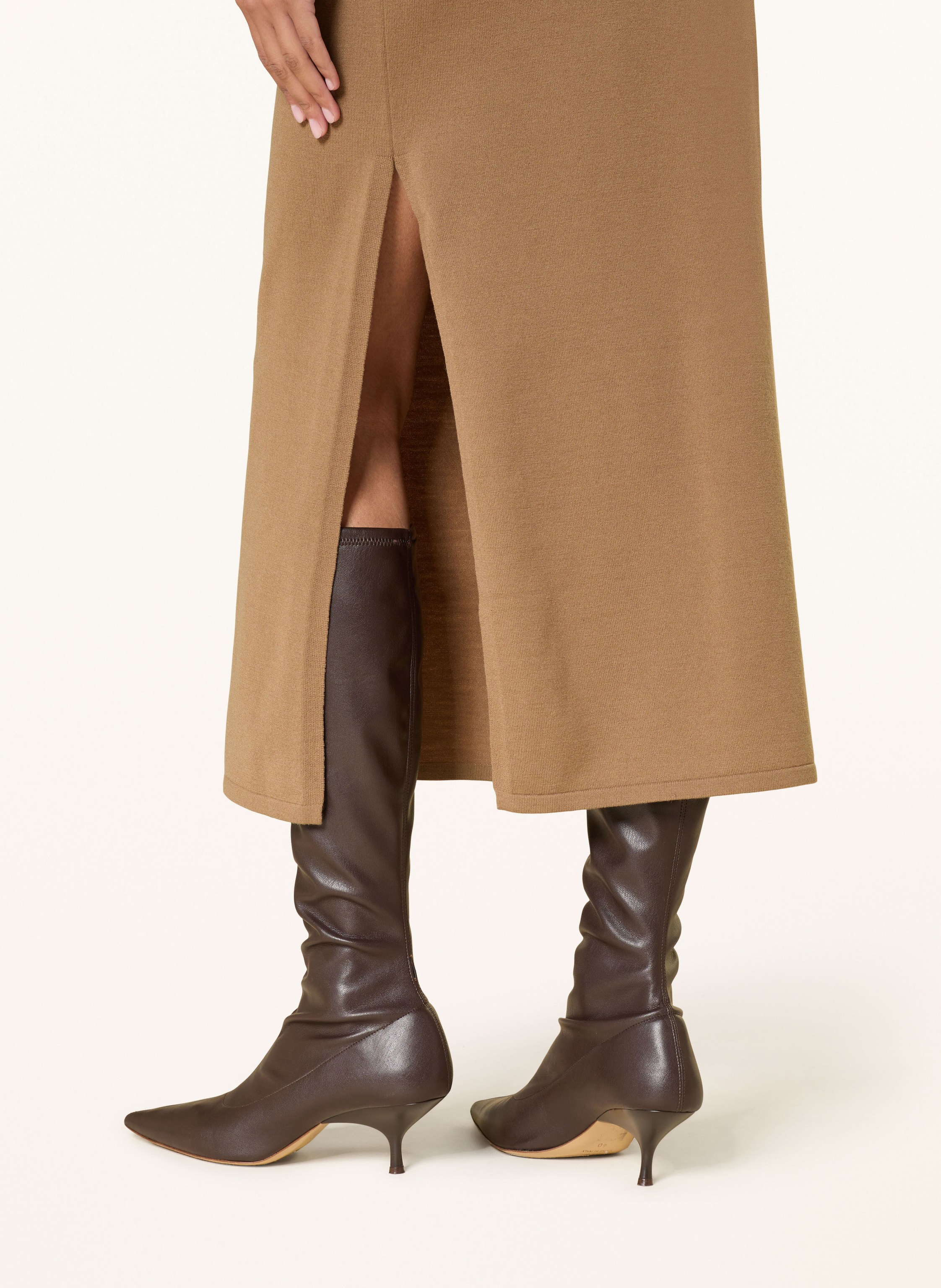 Thumbnail - Simkhai Strickkleid Janese beige