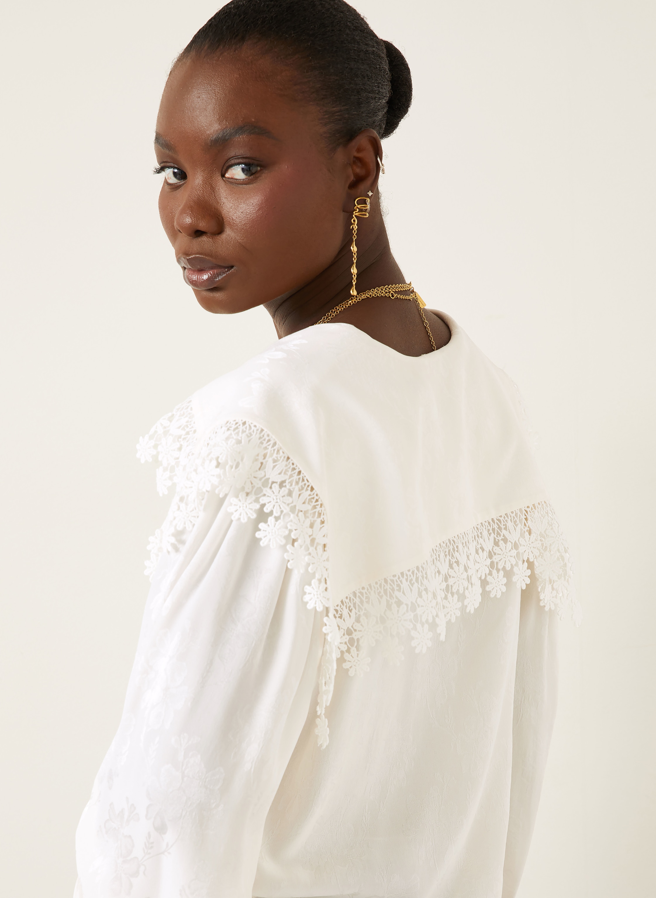 Thumbnail - Chloé Bluse weiss