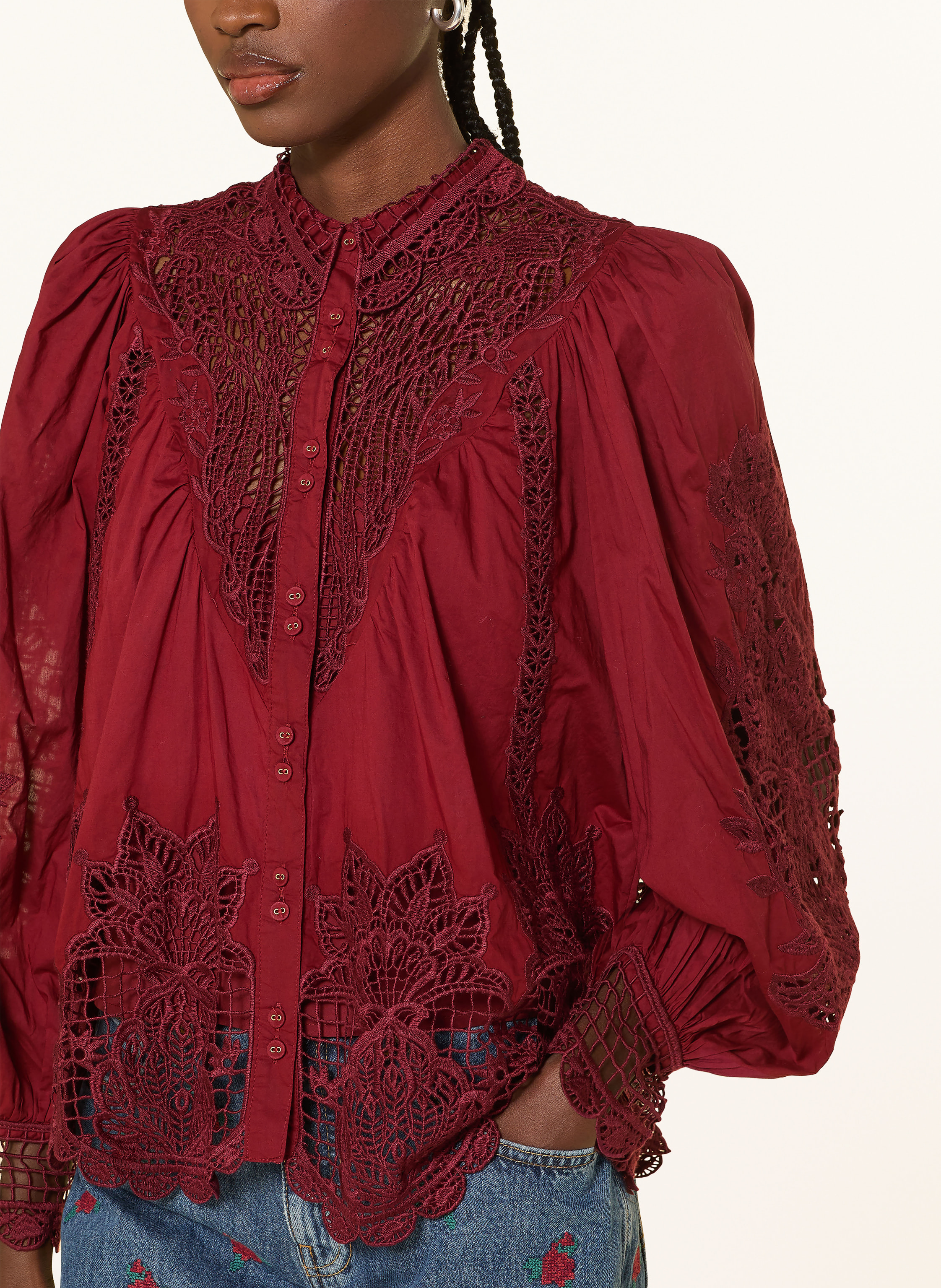 Thumbnail - Farm Rio Hemdbluse Berry Garden rot