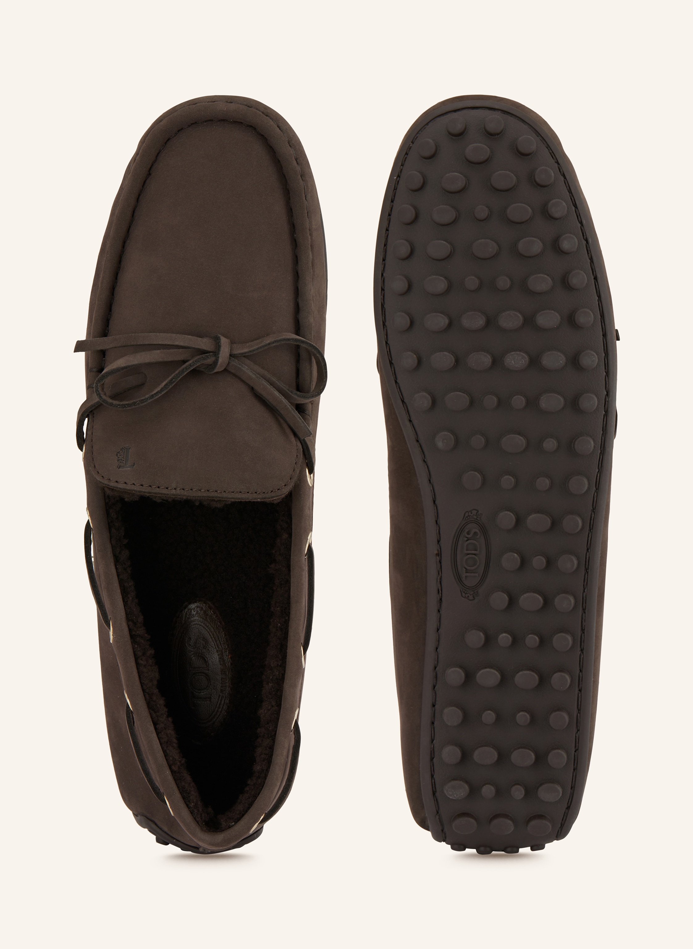 Thumbnail - Tod's Mokassins Gomma braun