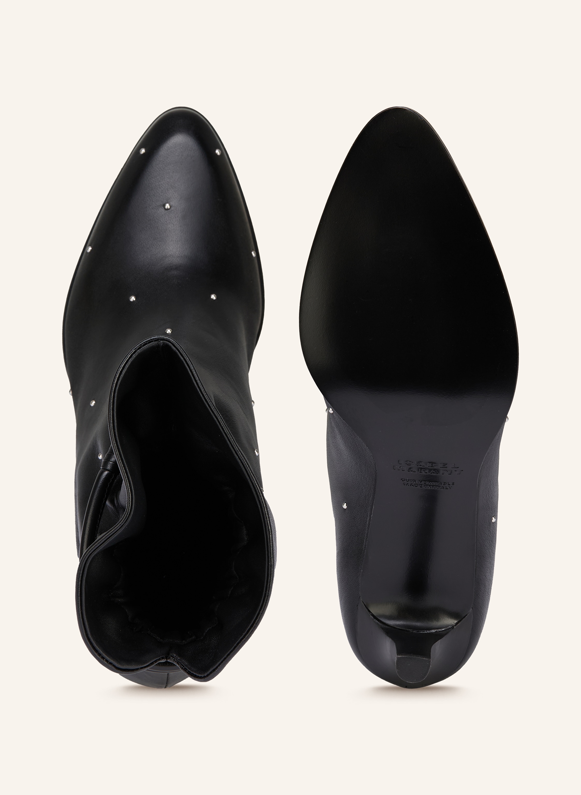 Thumbnail - Isabel Marant Stiefeletten Forla Mit Nieten schwarz