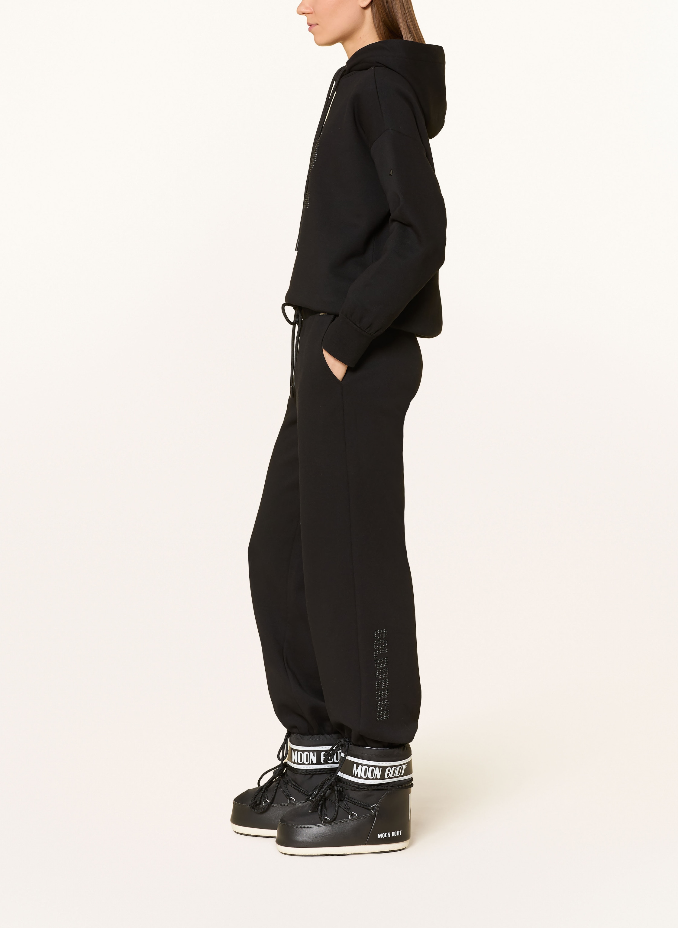 Thumbnail - Goldbergh Sweatpants Mit Schmucksteinen schwarz