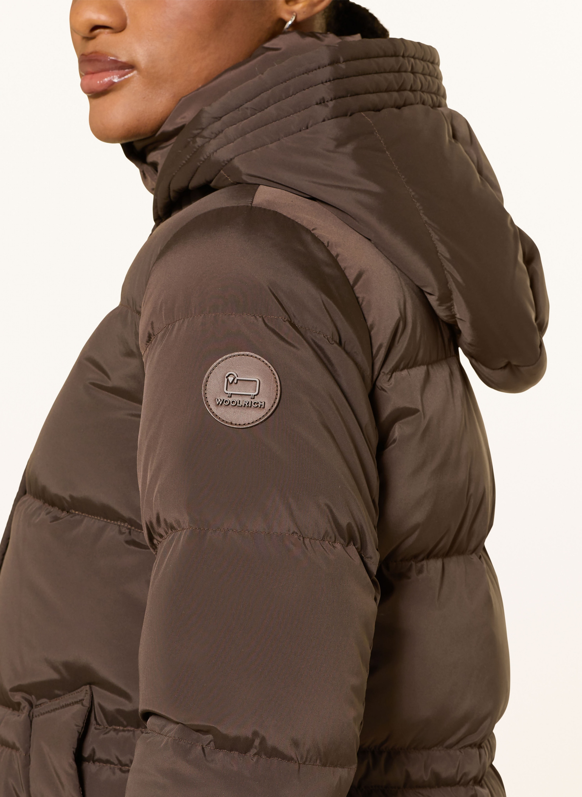 Thumbnail - Woolrich Daunenjacke Alsea braun