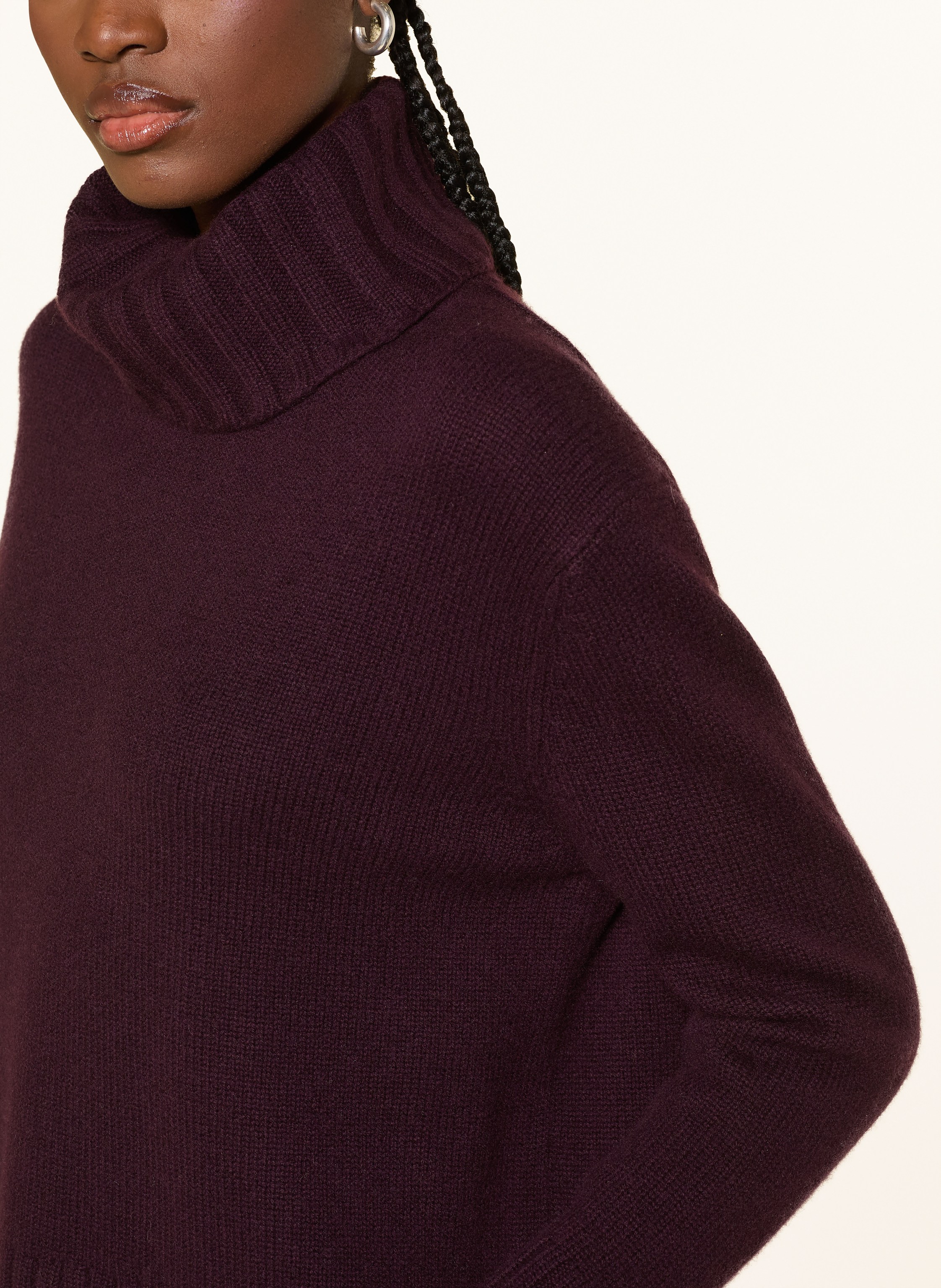 Thumbnail - Mrs & Hugs Rollkragenpullover Mit Cashmere rot