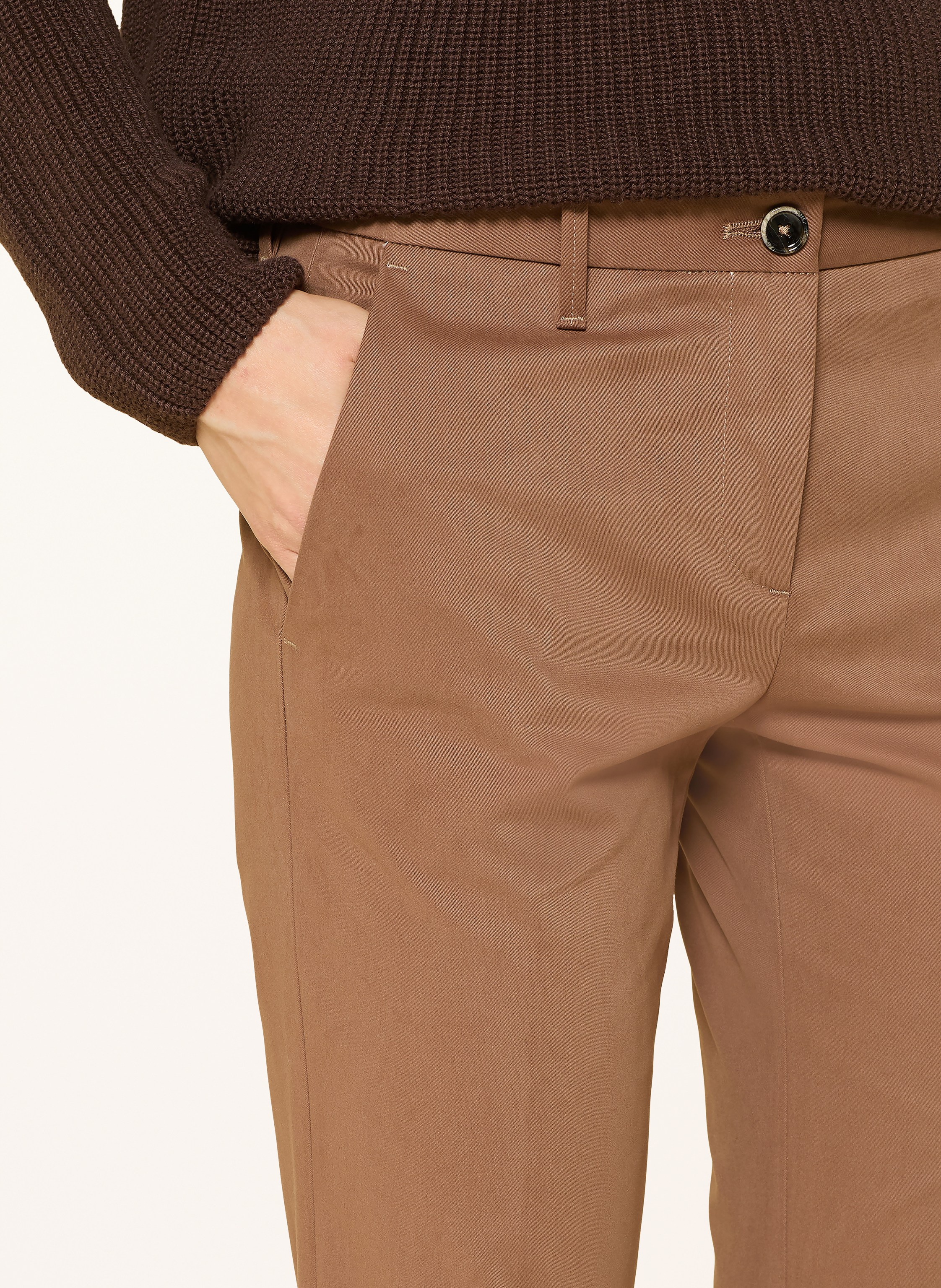 Thumbnail - Nine:Inthe:Morning Chinos Breezy Aus Samt braun