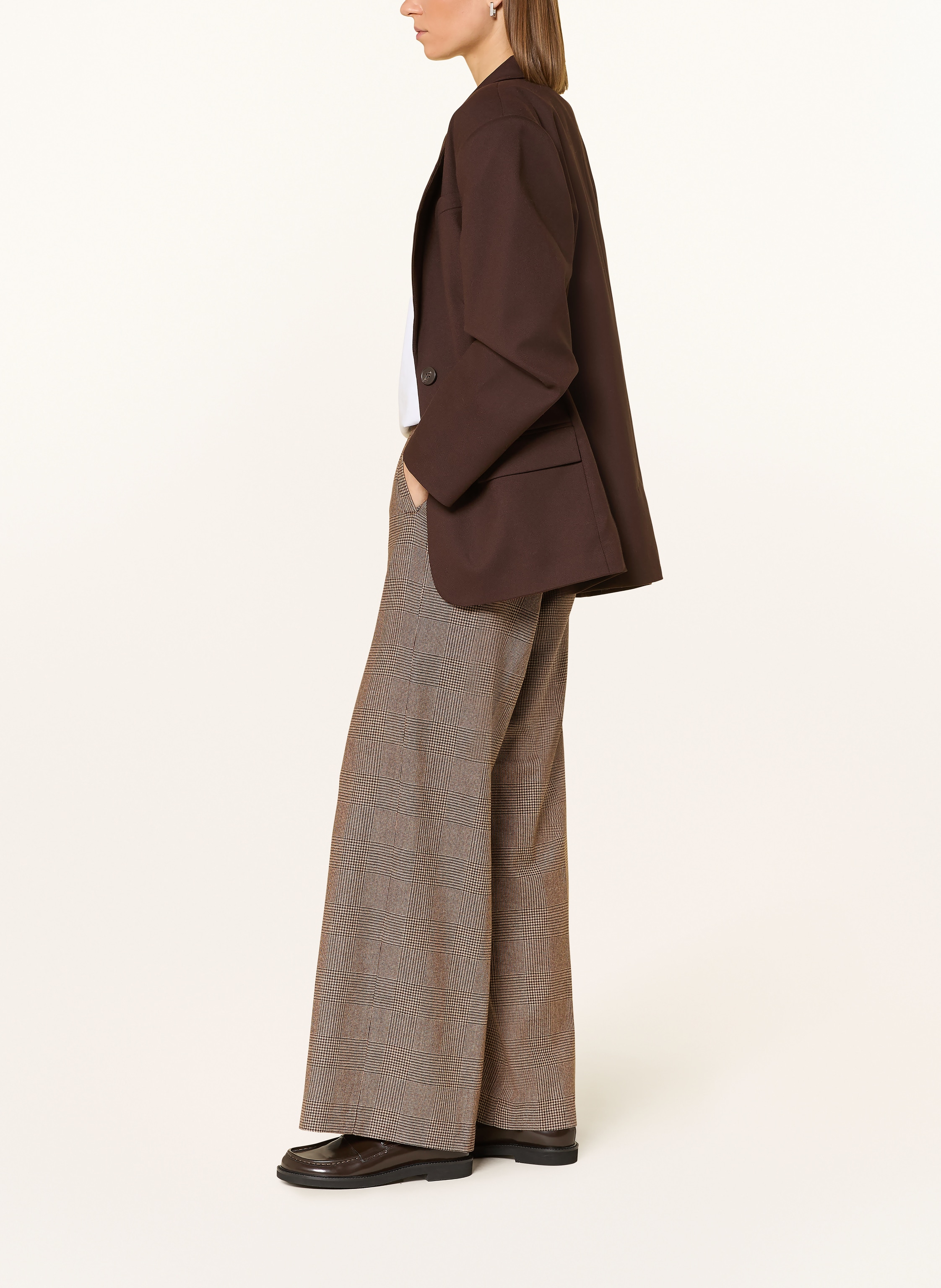 Thumbnail - Nine:Inthe:Morning Marlenehose Astrid Mit Seide braun