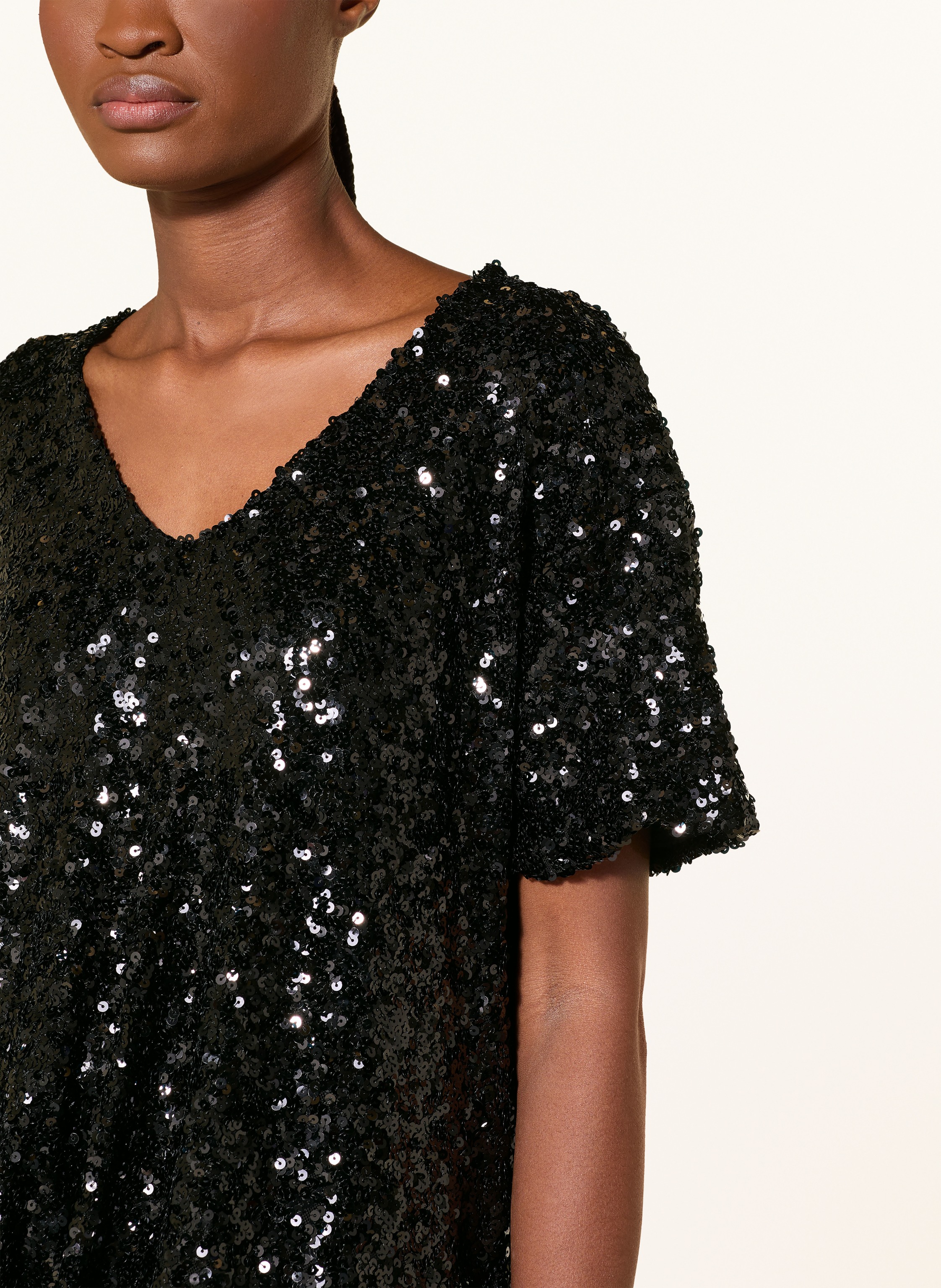 Thumbnail - Miss Goodlife Blusenshirt Mit Pailletten schwarz