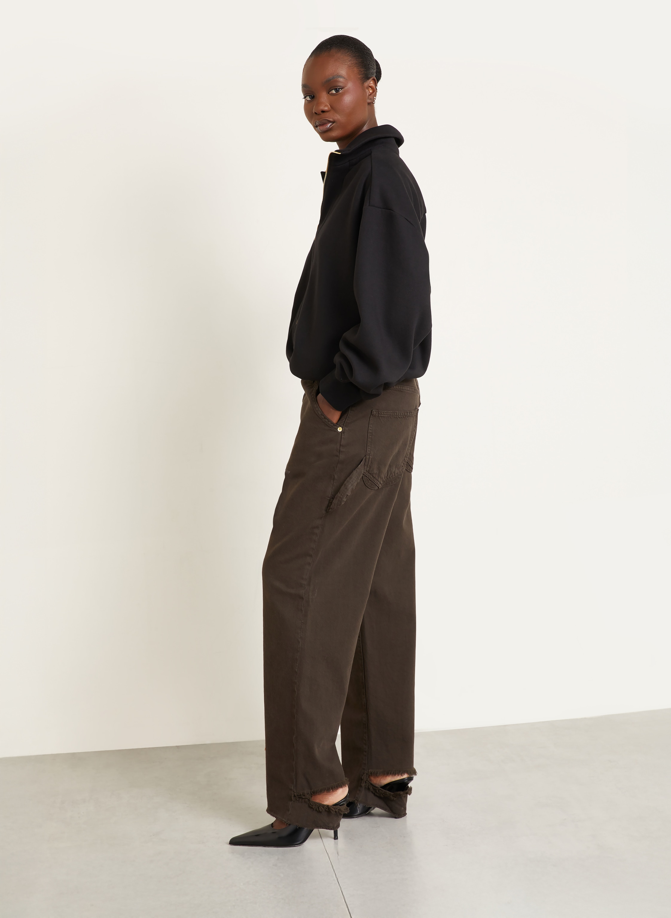 Thumbnail - Darkpark Wide Leg Jeans Lisa braun