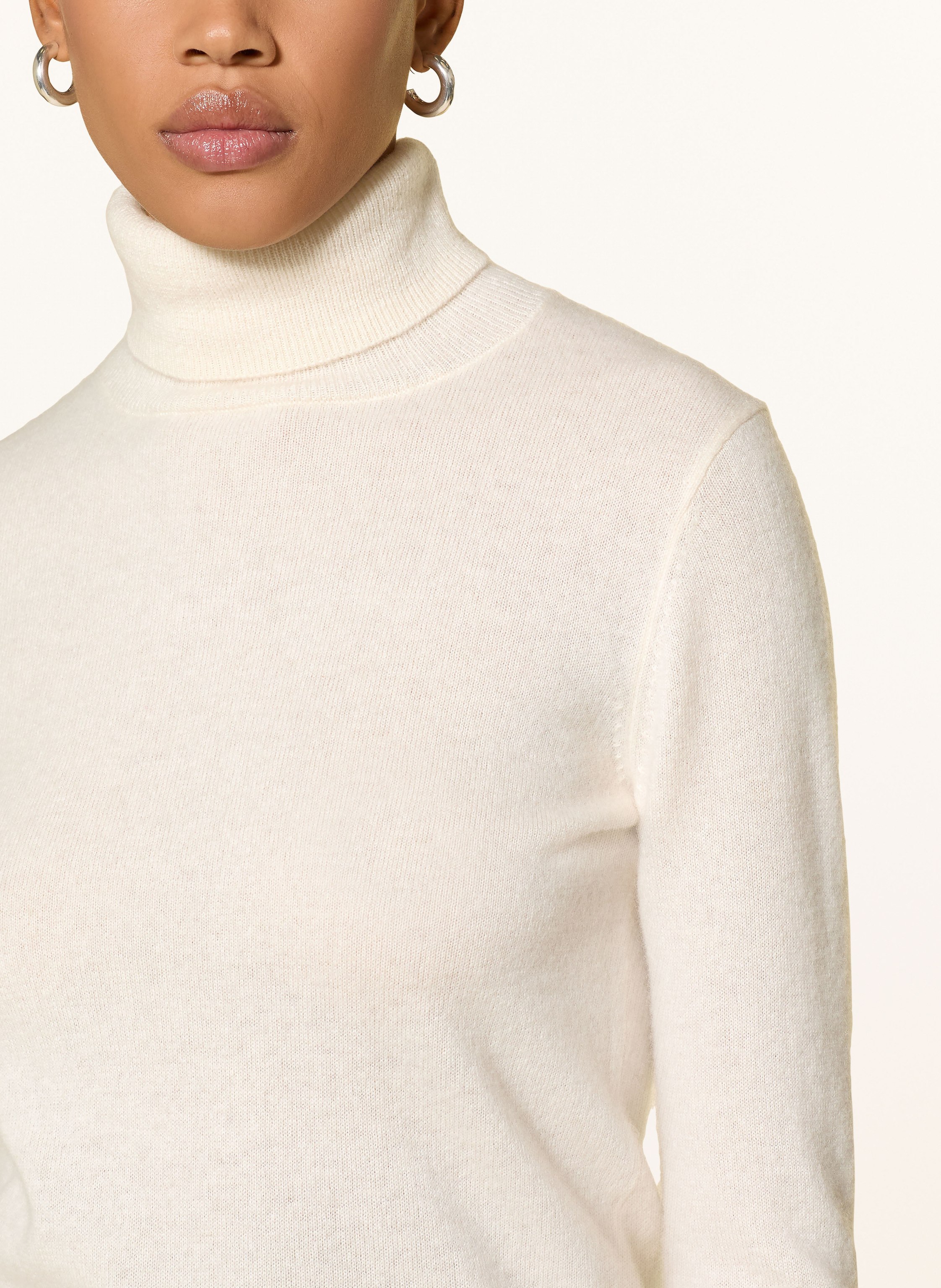 Thumbnail - From Future Rollkragenpullover Aus Cashmere weiss