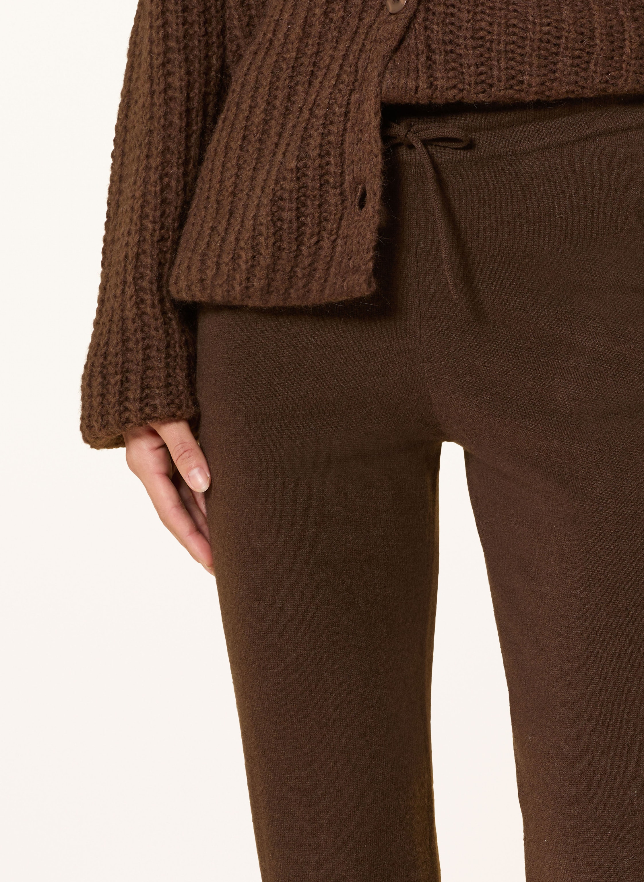 Thumbnail - From Future Strickhose Aus Cashmere braun