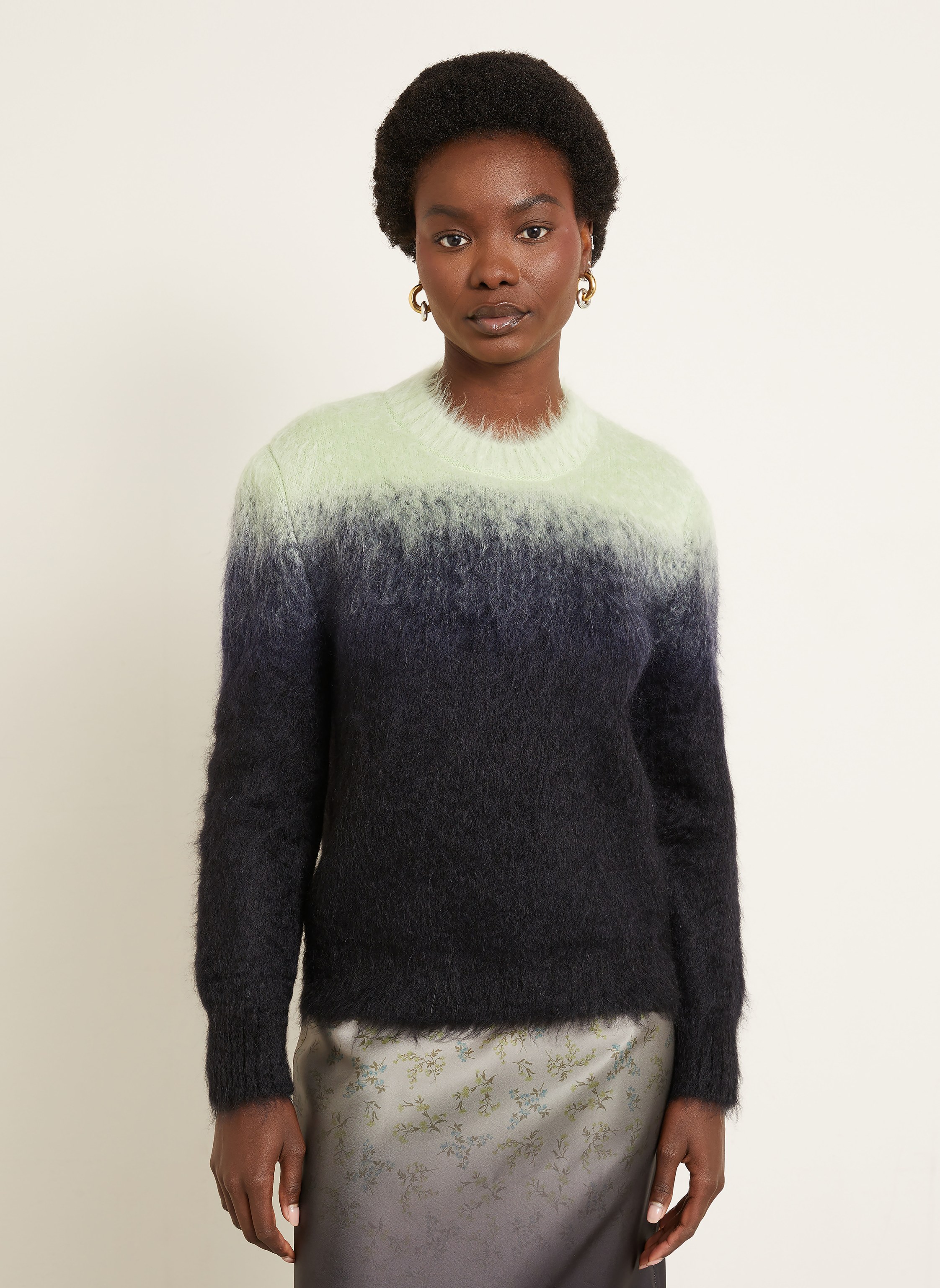Thumbnail - Jil Sander Pullover Mit Mohair gruen