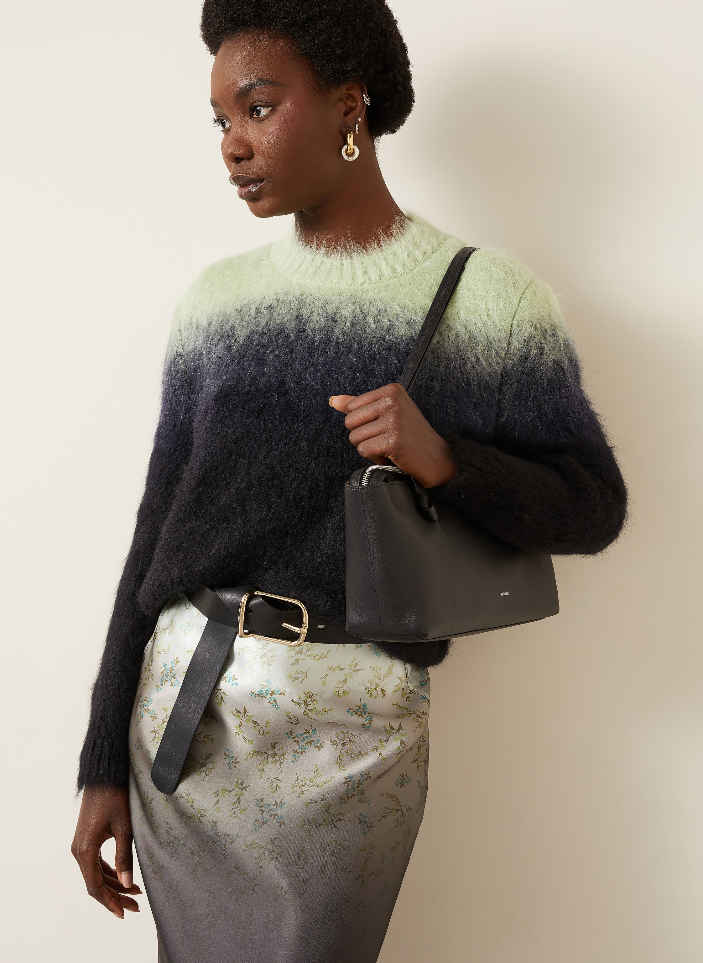 Thumbnail - Jil Sander Pullover Mit Mohair gruen