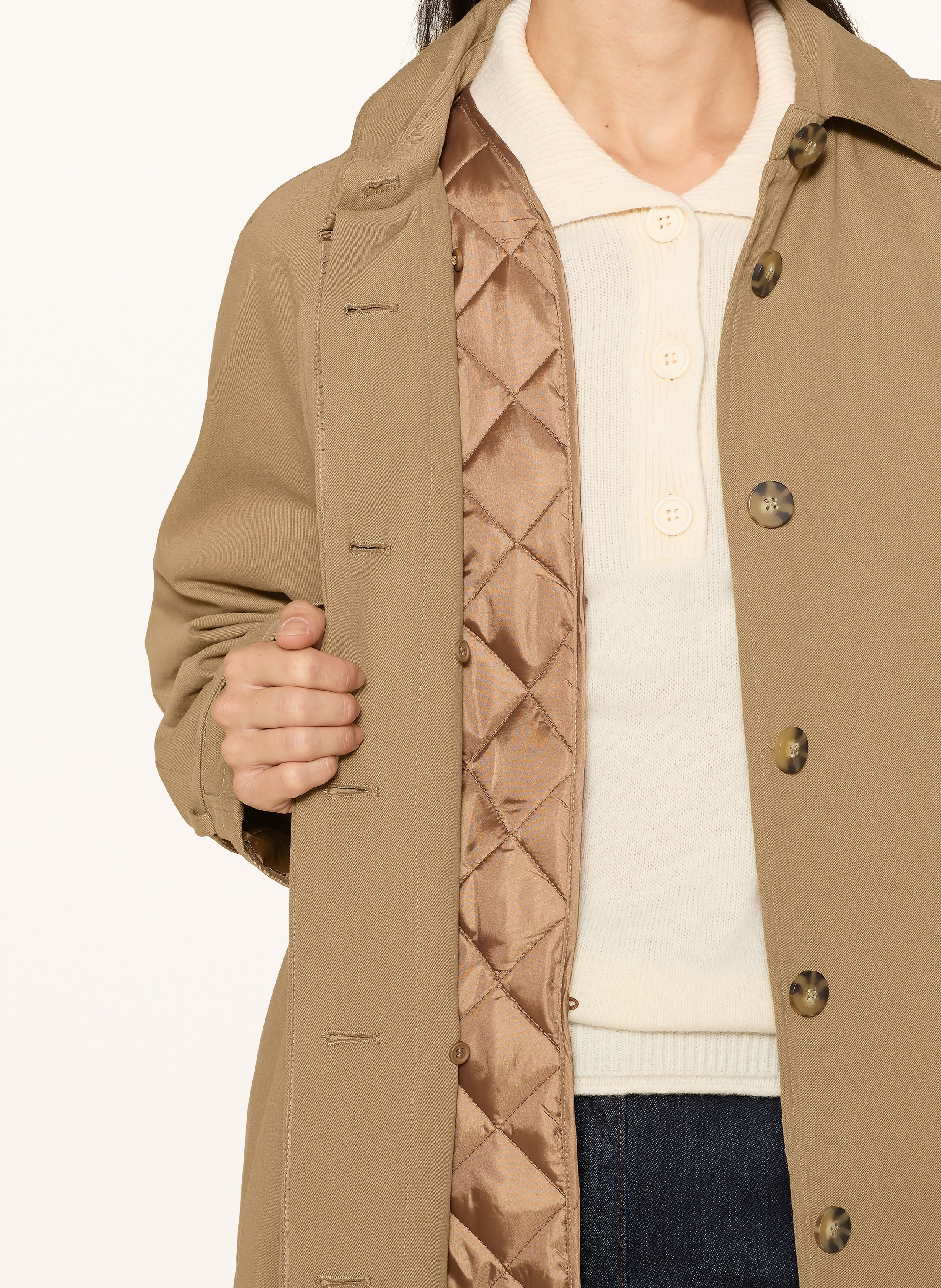 Thumbnail - Sofie Schnoor Trenchcoat Enisesw Mit Herausnehmbarer Blende braun