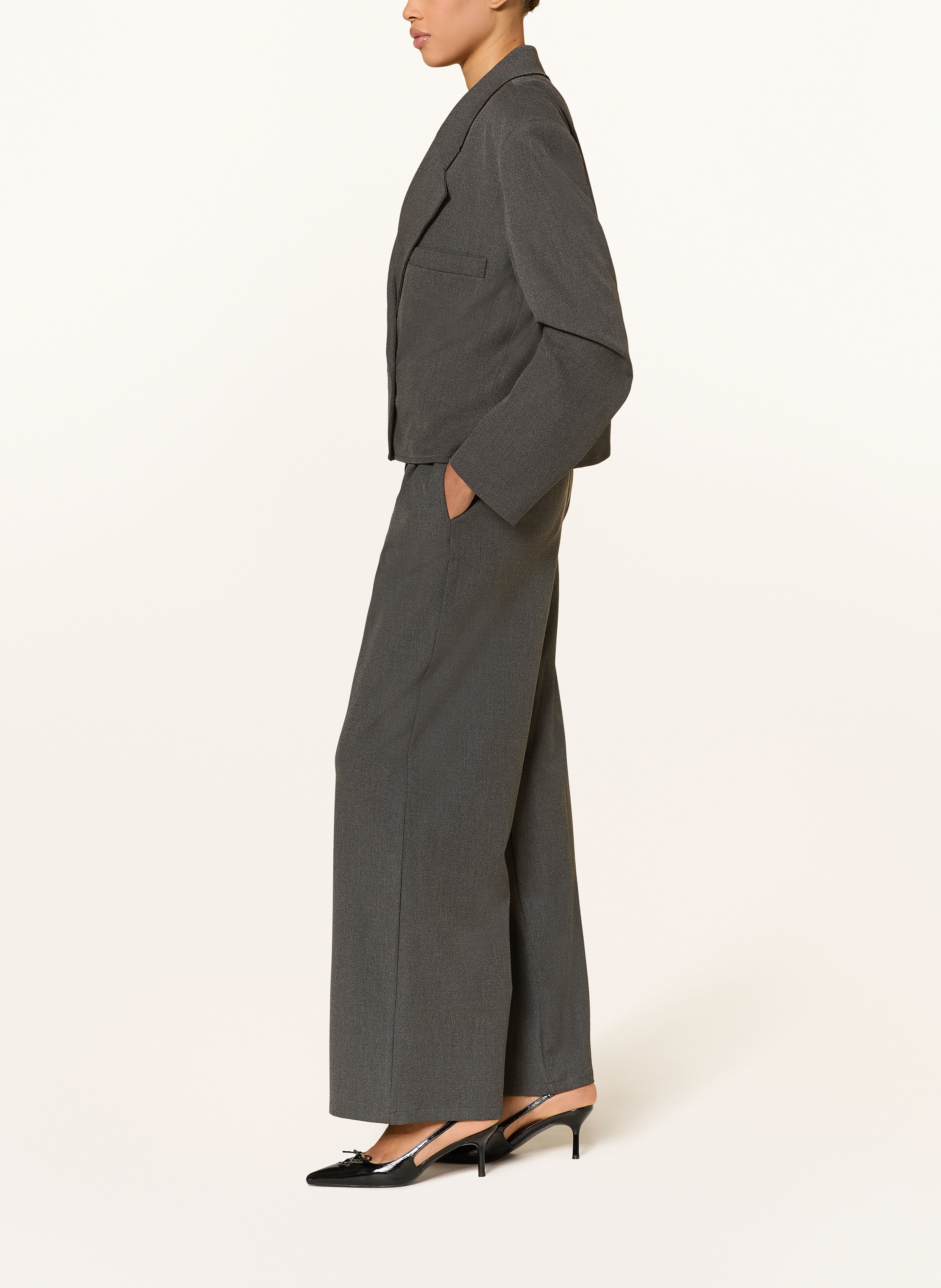 Thumbnail - Eleh Paperbag-Hose grau