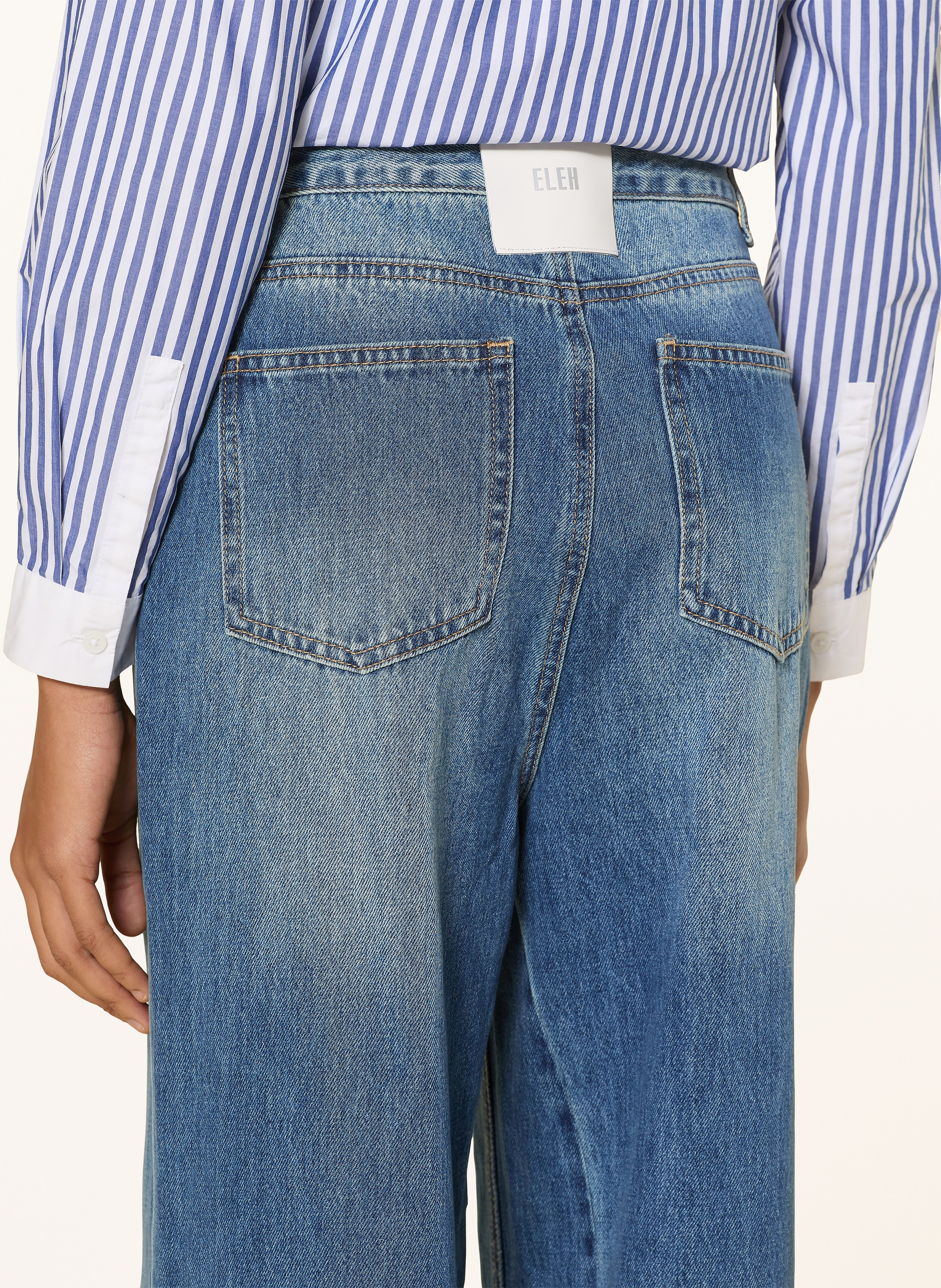 Thumbnail - Eleh Wide Leg Jeans blau