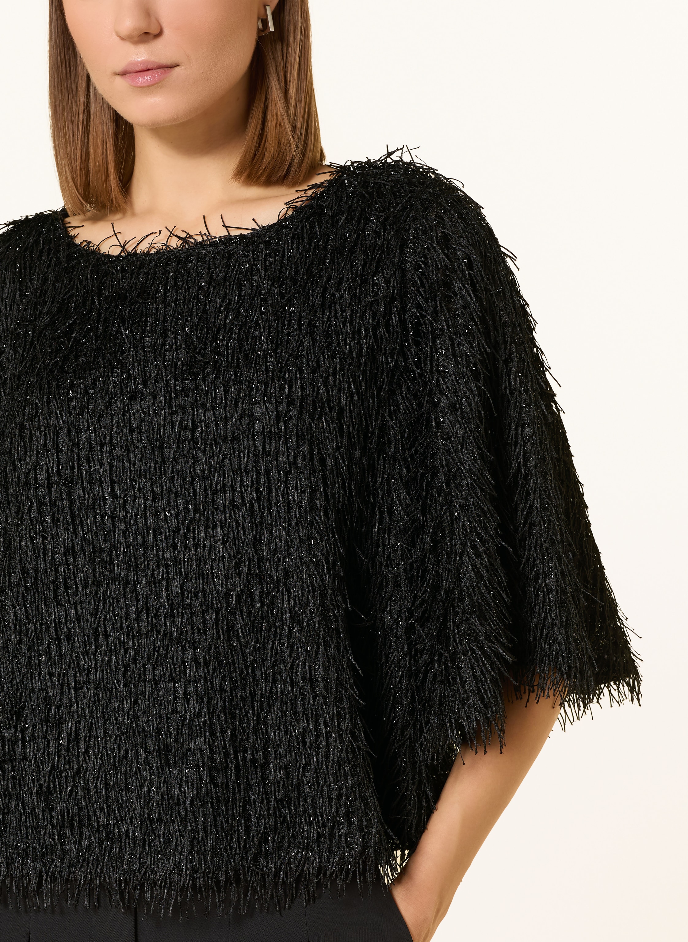 Thumbnail - Joseph Ribkoff Blusenshirt Mit Glitzergarn schwarz