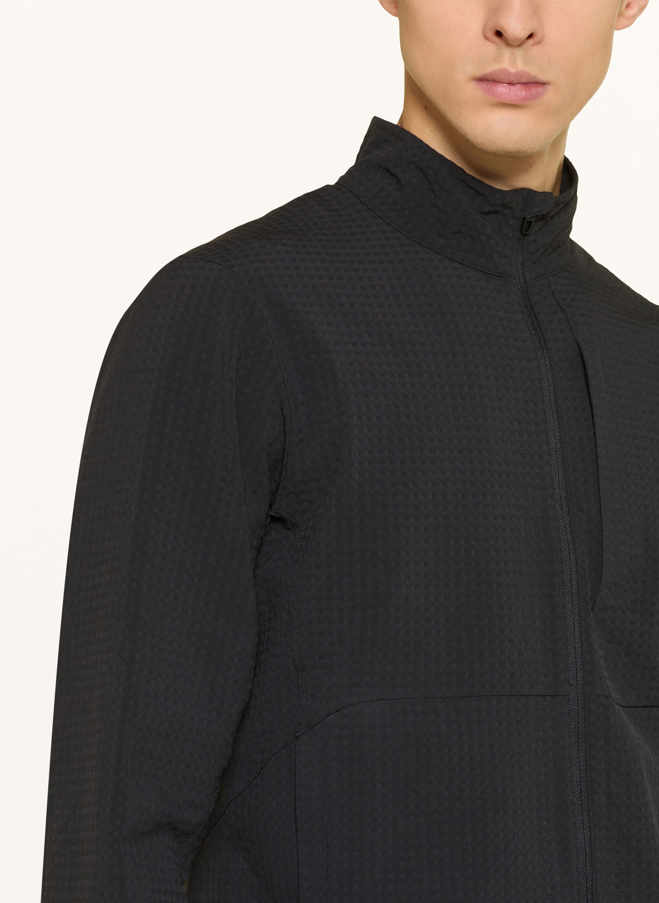 Thumbnail - Lululemon Laufjacke Grid Fleece Full-Zip schwarz