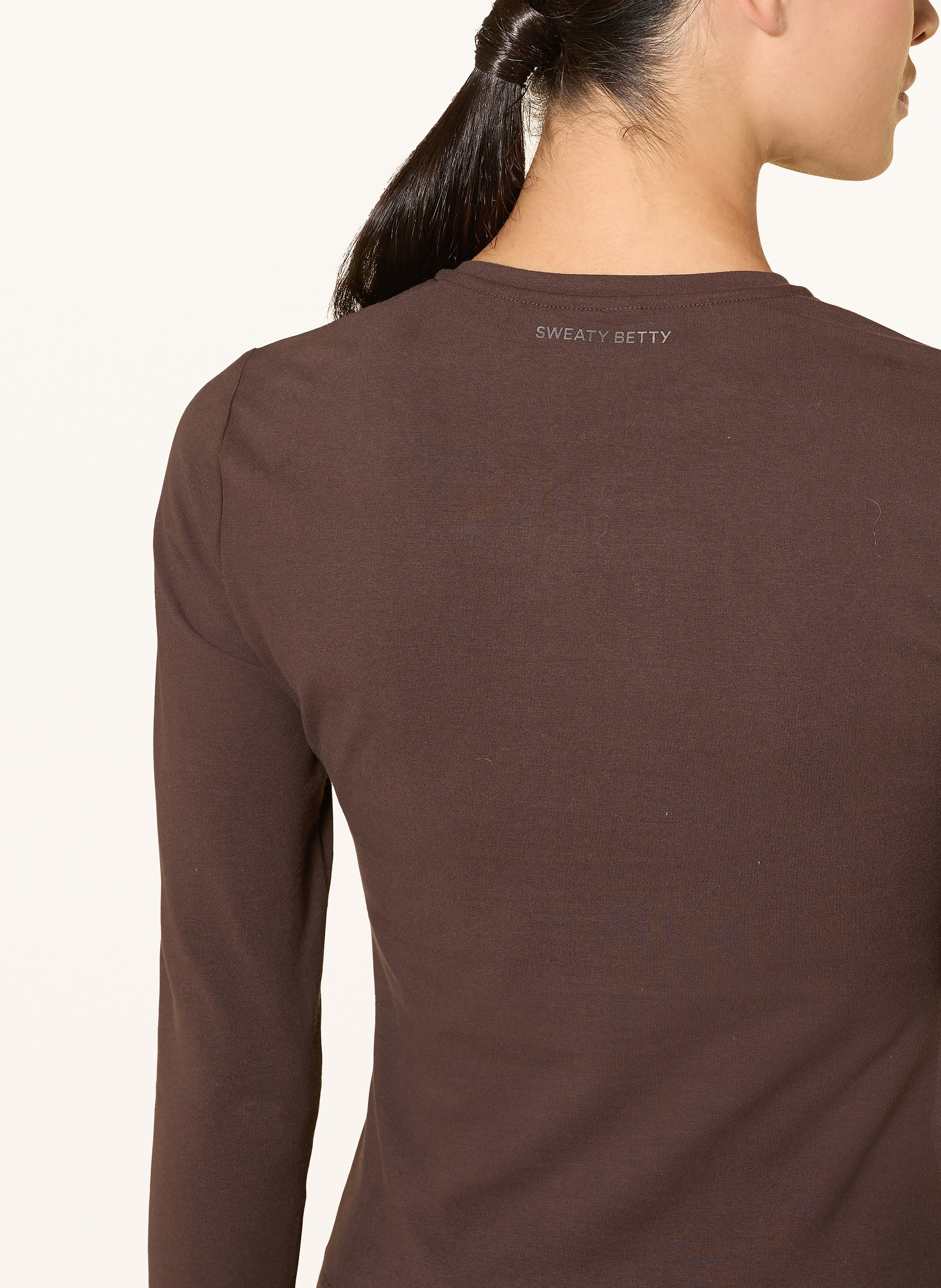 Thumbnail - Sweaty Betty Longsleeve Essential Sculpt braun