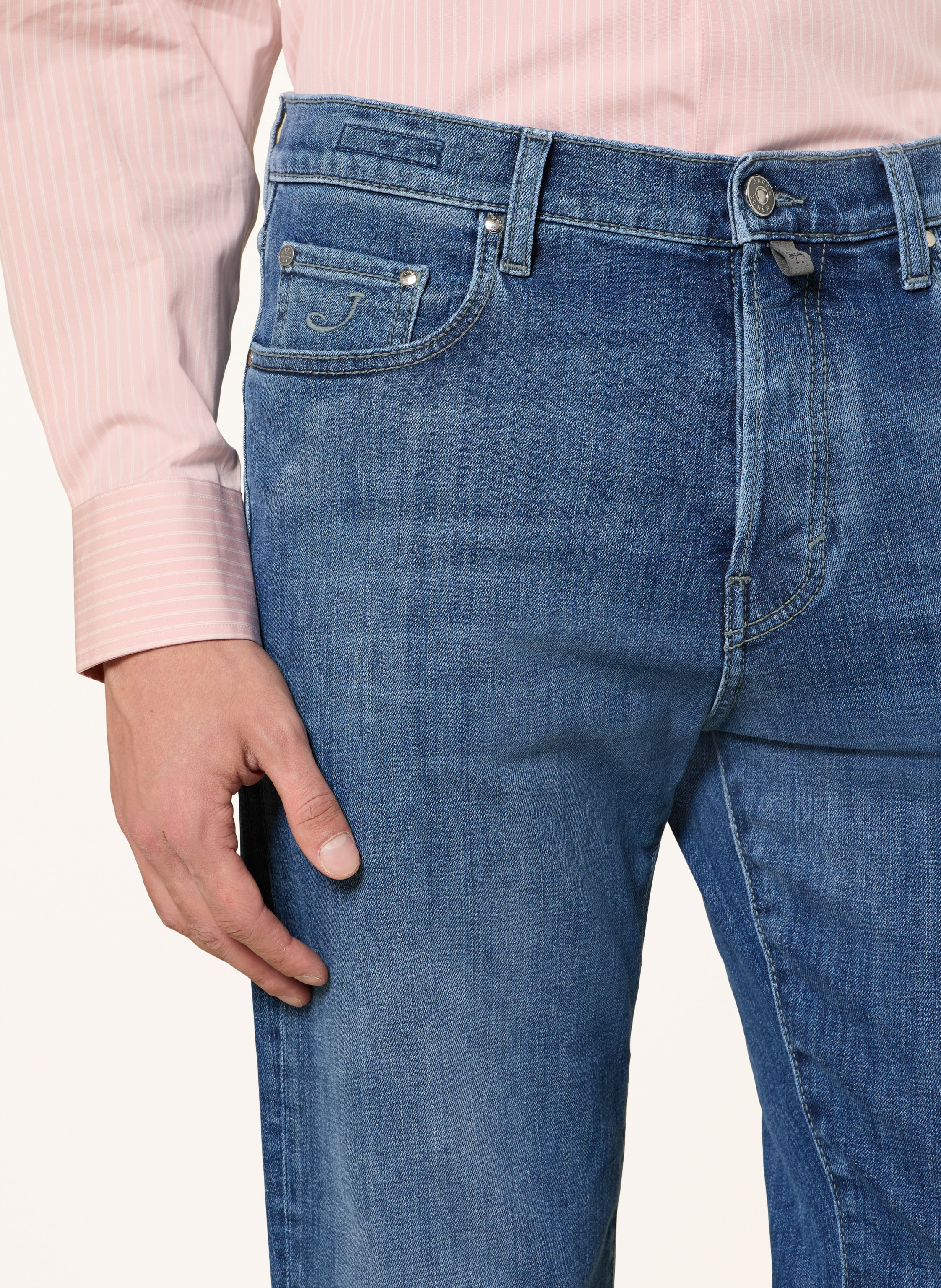 Thumbnail - Jacob Cohen Jeans Edo Regular Straight Fit blau