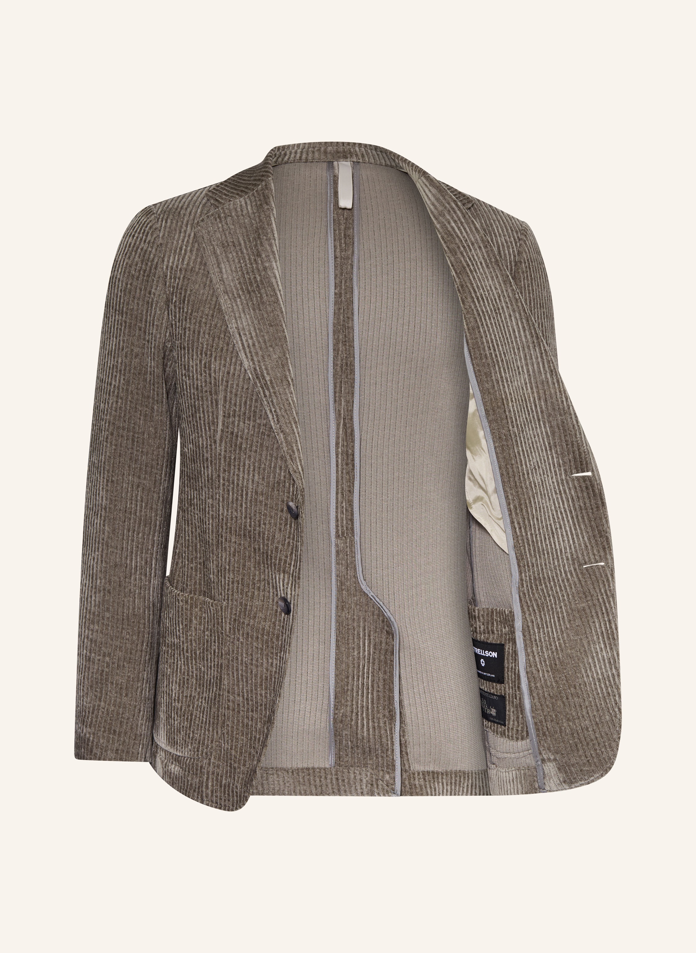 Thumbnail - Strellson Cordsakko Adwyn Extra Slim Fit gruen