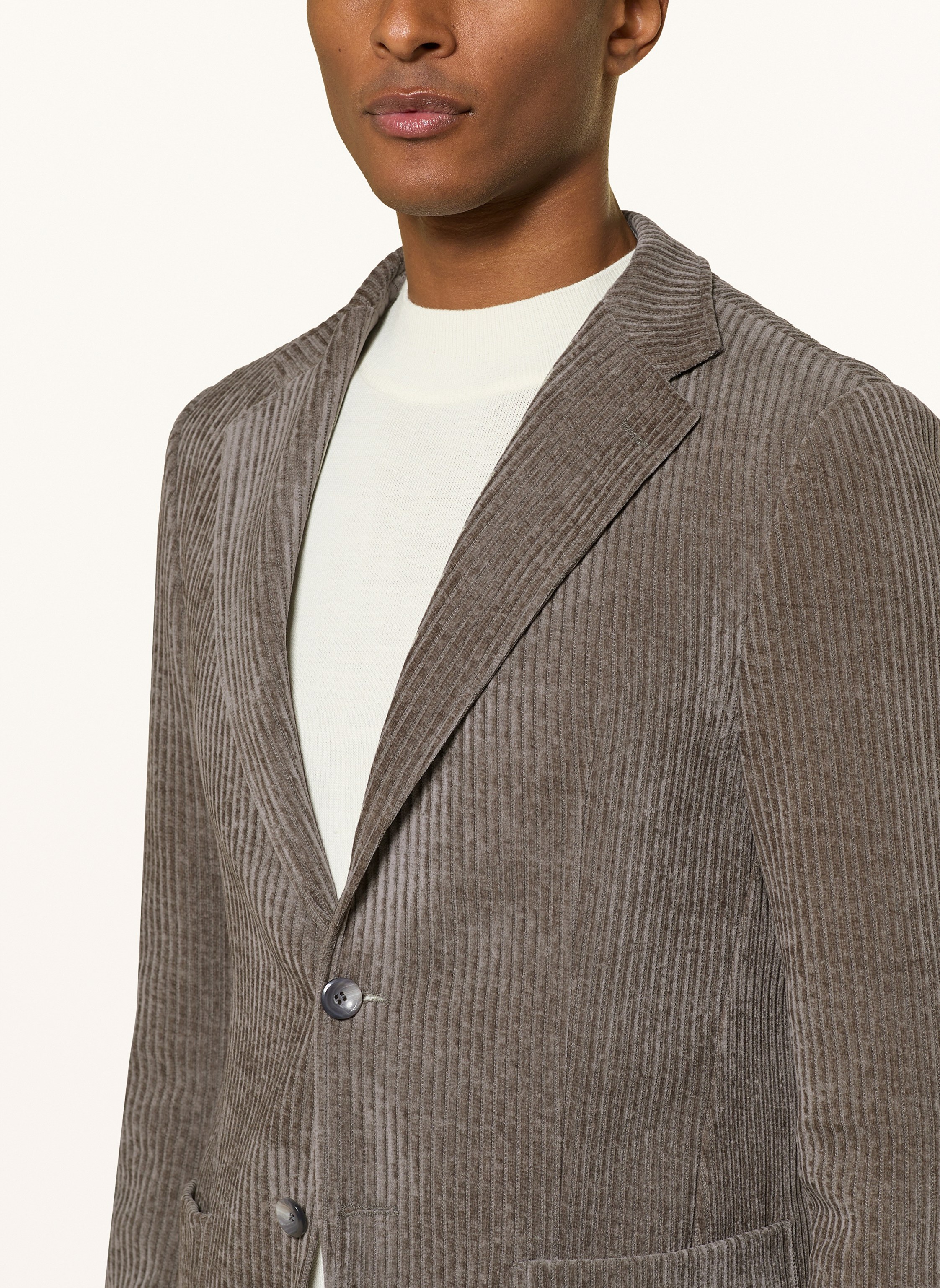 Thumbnail - Strellson Cordsakko Adwyn Extra Slim Fit gruen