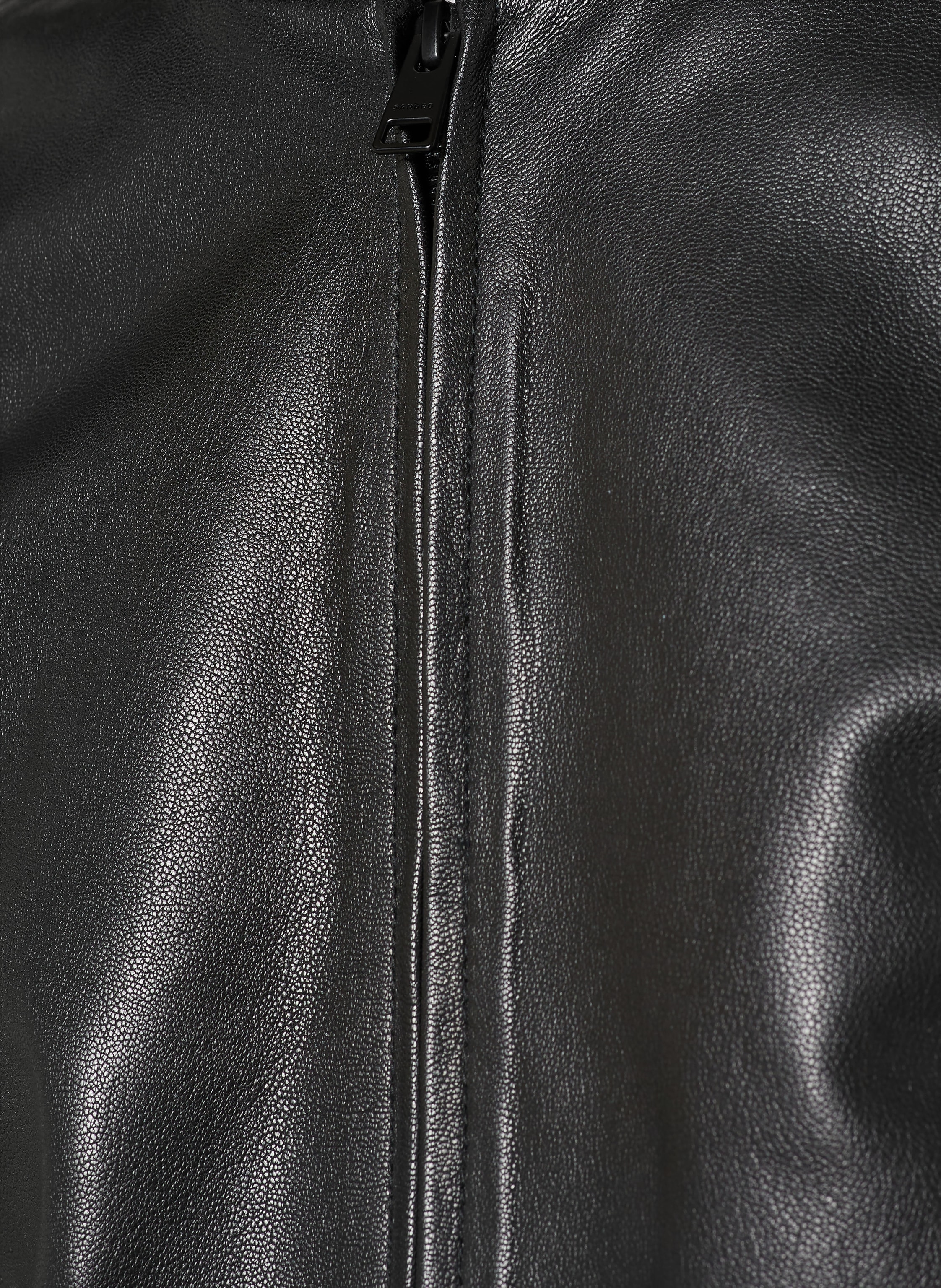 Thumbnail - Sandro Lederblouson schwarz