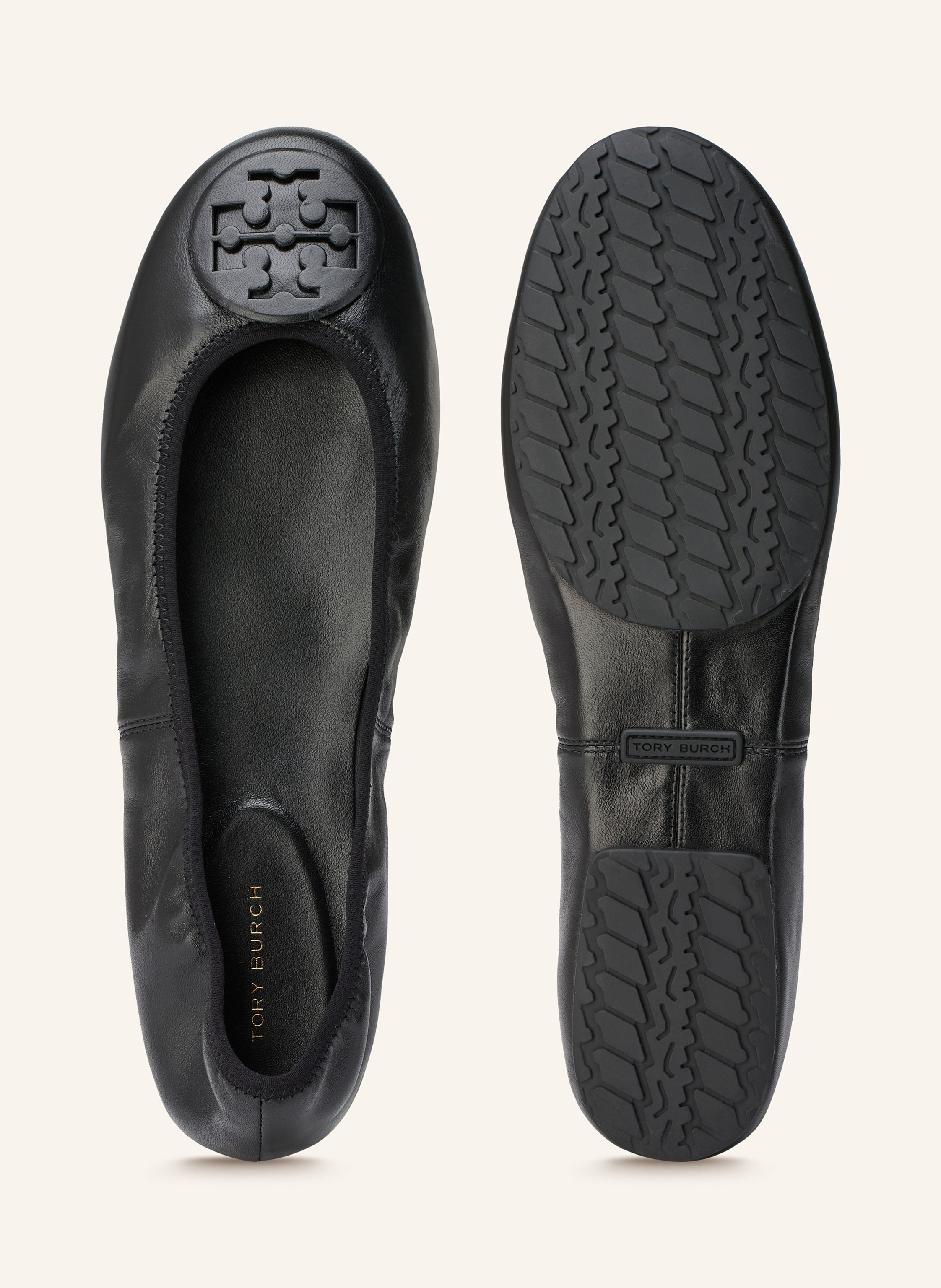 Thumbnail - Tory Burch Ballerinas Minnie schwarz