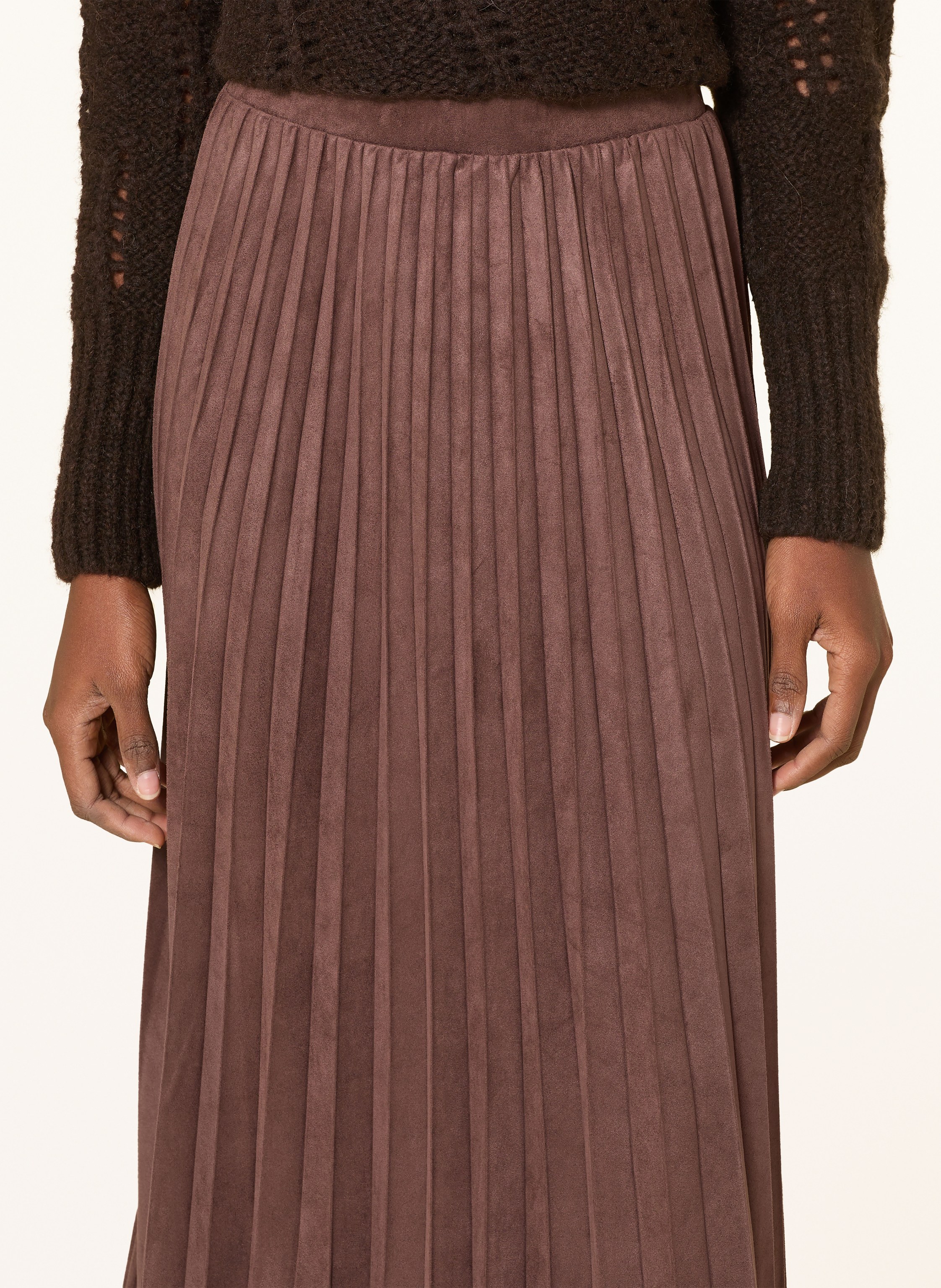 Thumbnail - Cartoon Plisseerock braun