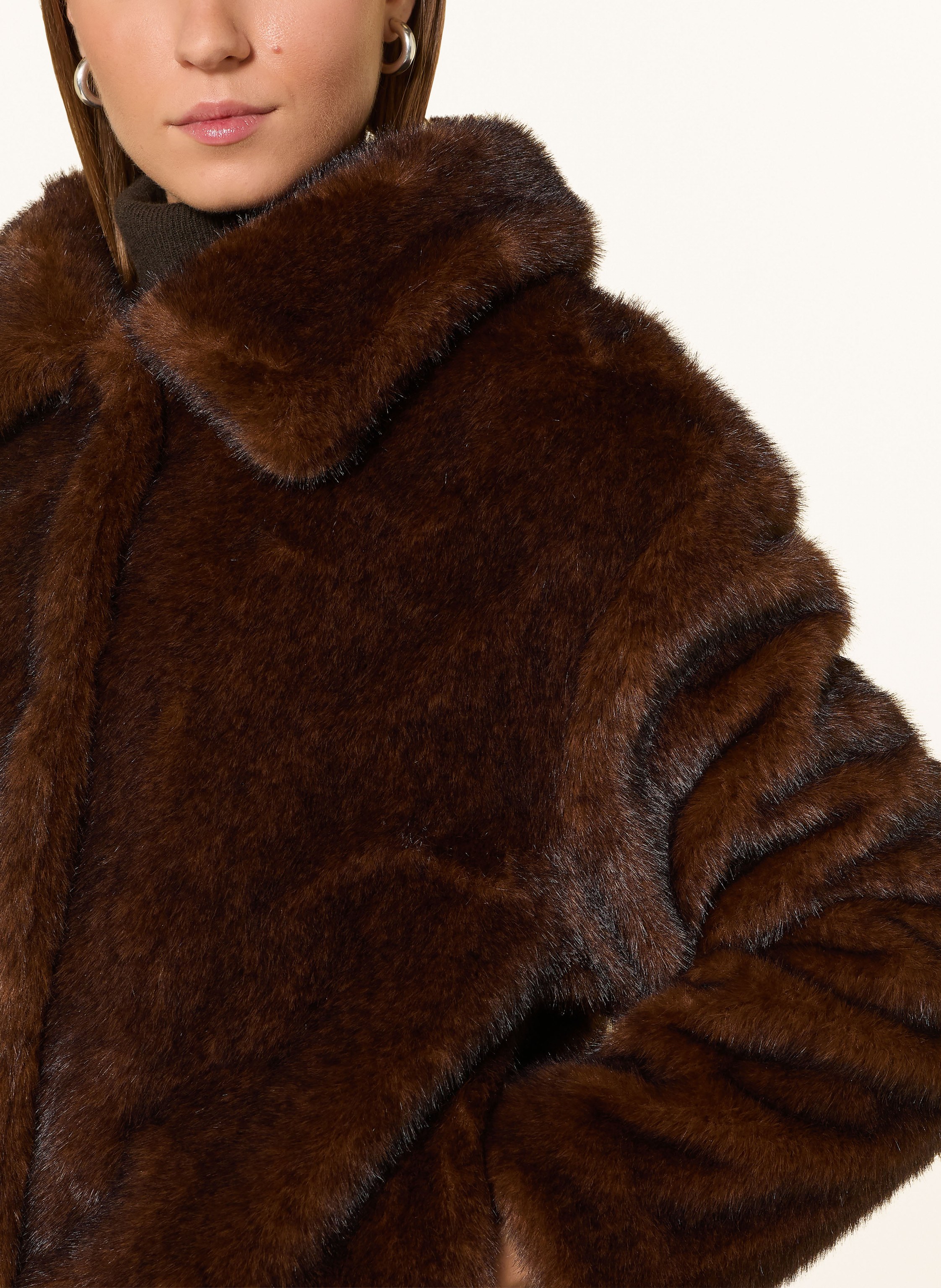 Thumbnail - Cartoon Kunstfell-Jacke braun