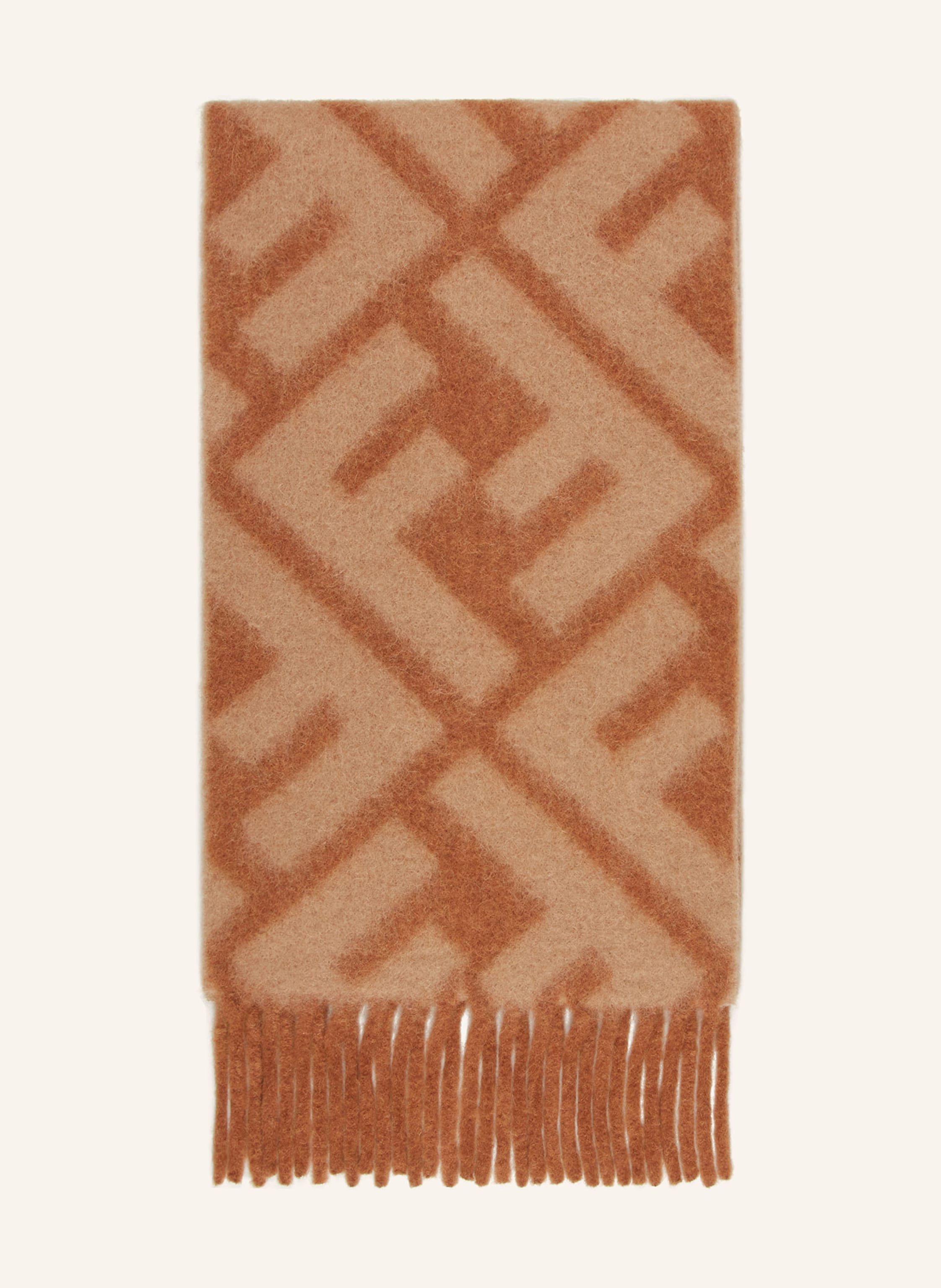 Fendi Fendi Schal Mit Alpaka beige in COGNAC / BEIGE