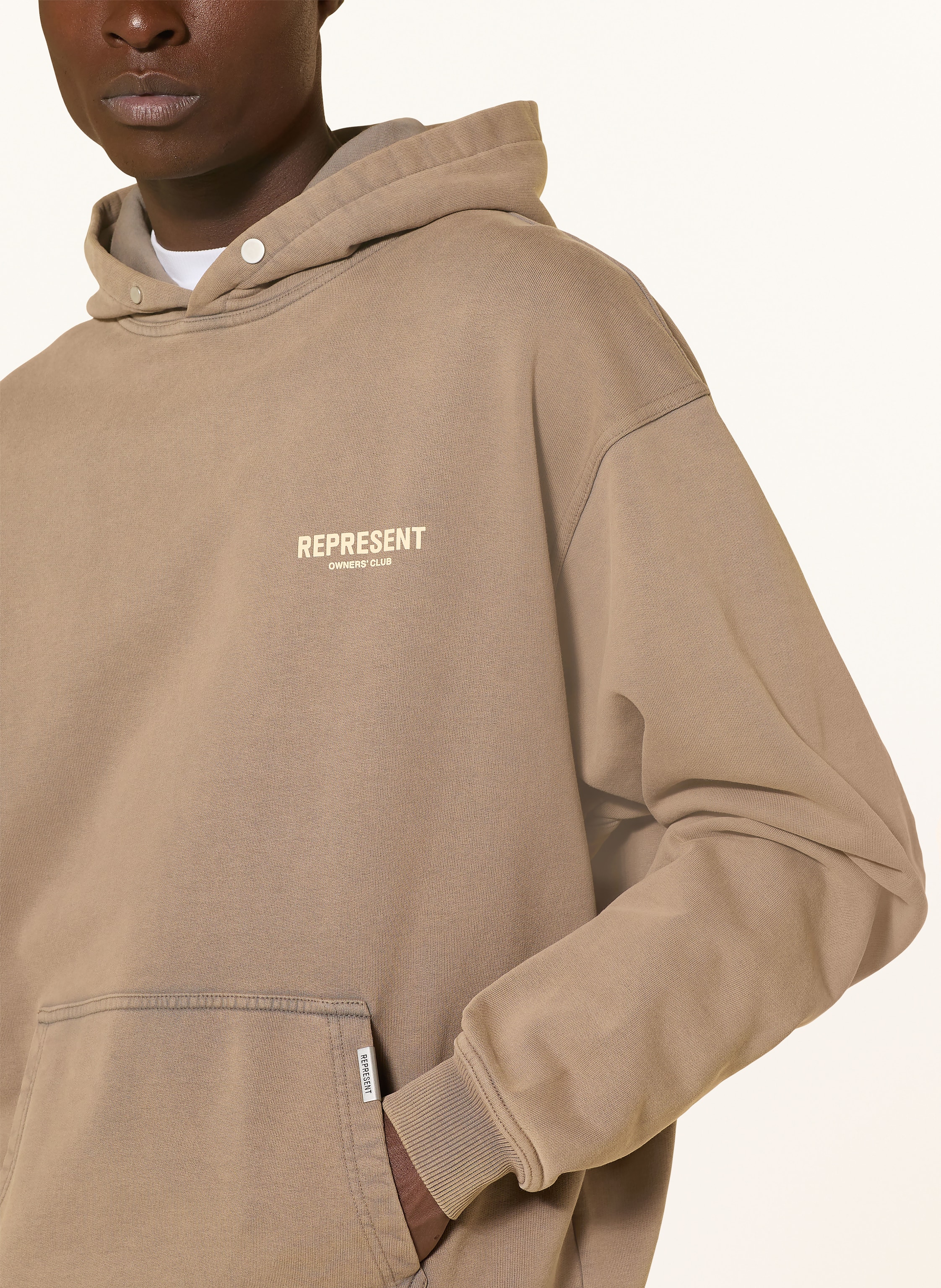 Thumbnail - Represent Oversized-Hoodie Represent Owners' Club beige
