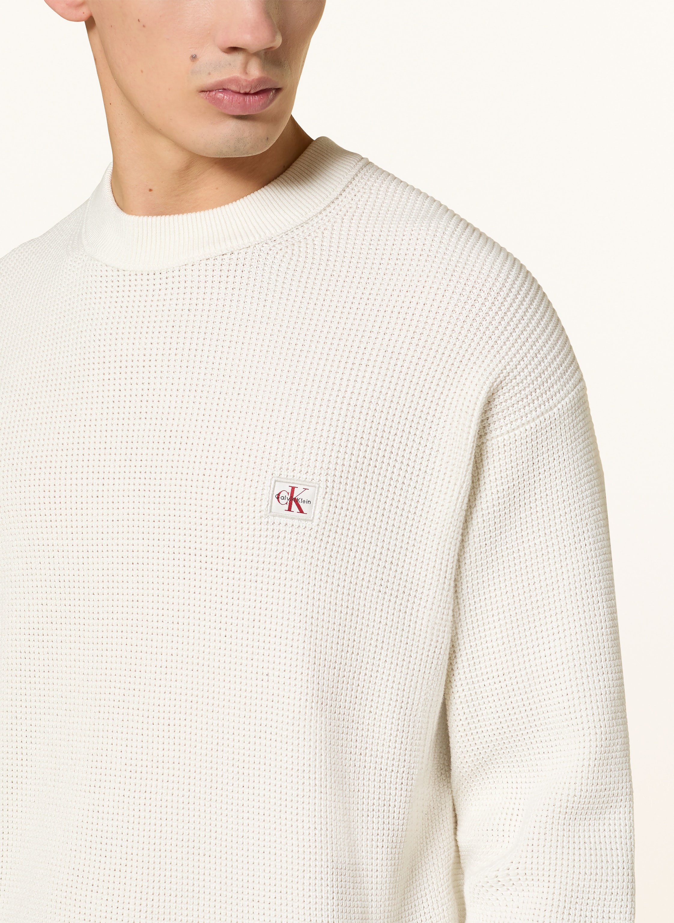 Thumbnail - Calvin Klein Jeans Pullover beige